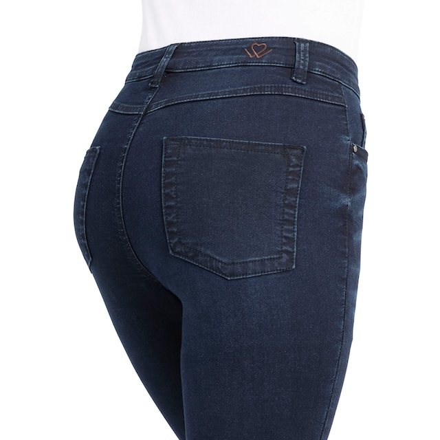 wonderjeans High-waist-Jeans »High Waist WH72«, Hoch geschnitten mit leicht  verkürztem Bein für bestellen | BAUR