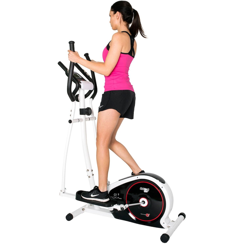 Christopeit Sport® Crosstrainer »CT 3«, Computer mit Tablet- und Smartphonehalterung