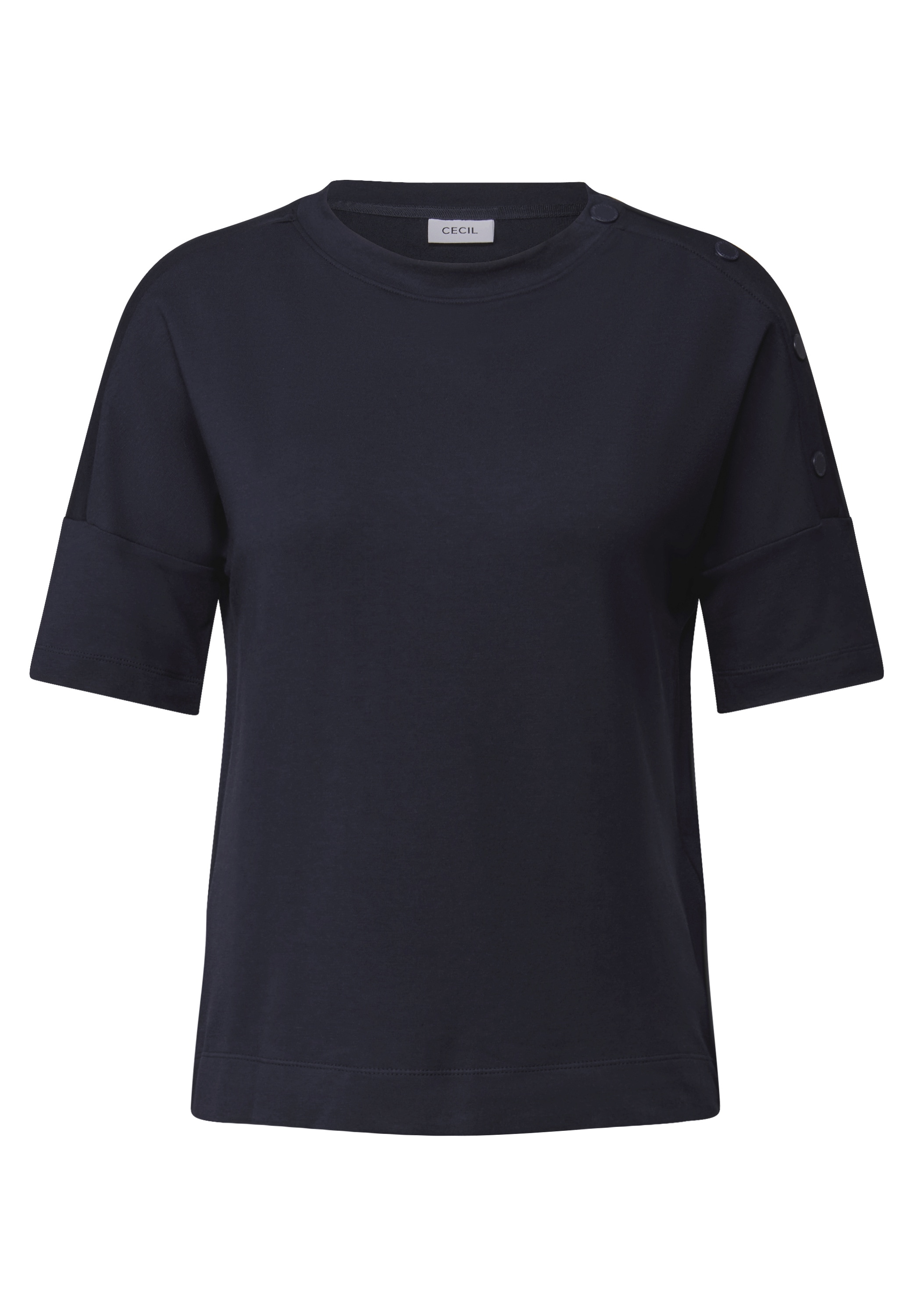 Cecil T-Shirt, mit Knopfdetails