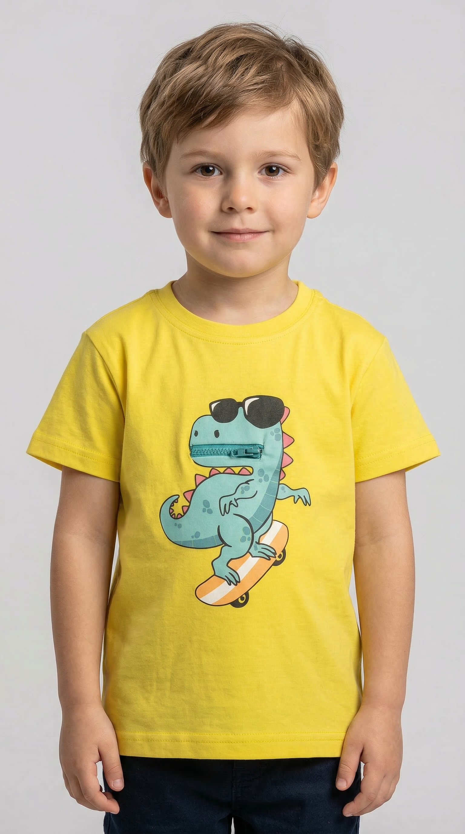 Blue Seven T-Shirt mit kleiner Reißverschlusstasche mit tollem Effekt
