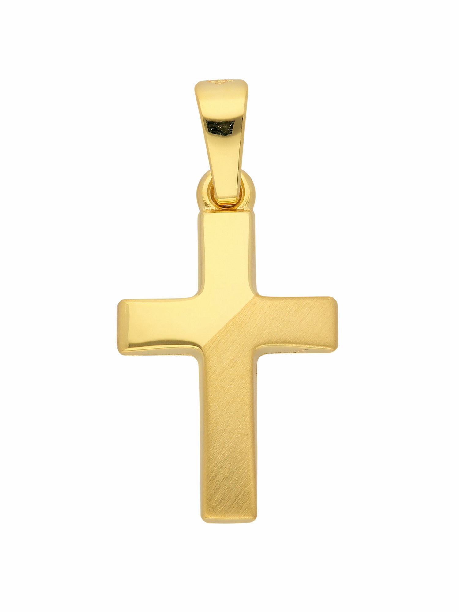 Adelia´s Kettenanhänger »585 Gold Kreuz Anhänger« Goldschmuck für Damen & Herren