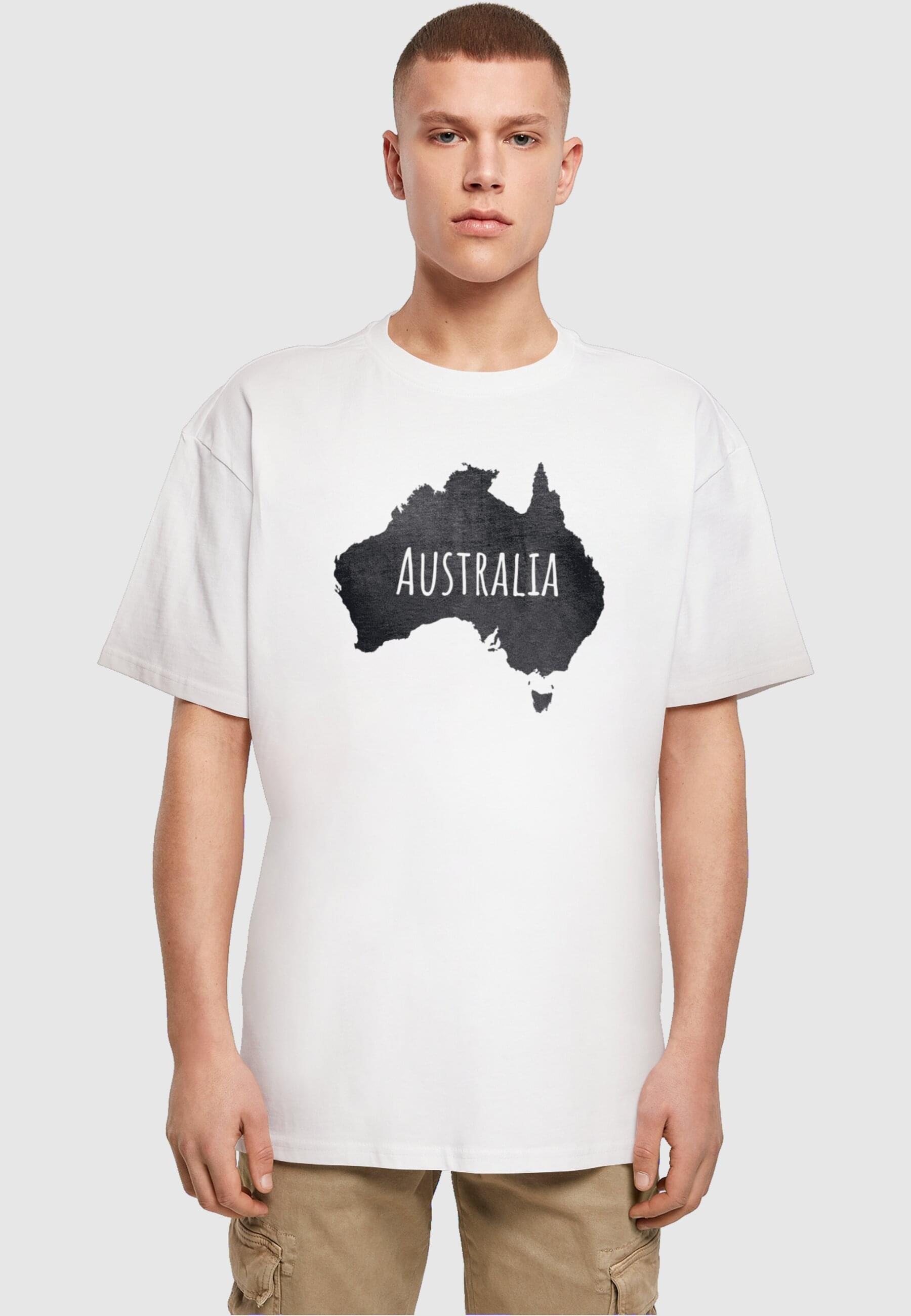 Merchcode T-Shirt »Merchcode Herren Australia Heavy Oversize Tee-BY102«, (1 tlg.)