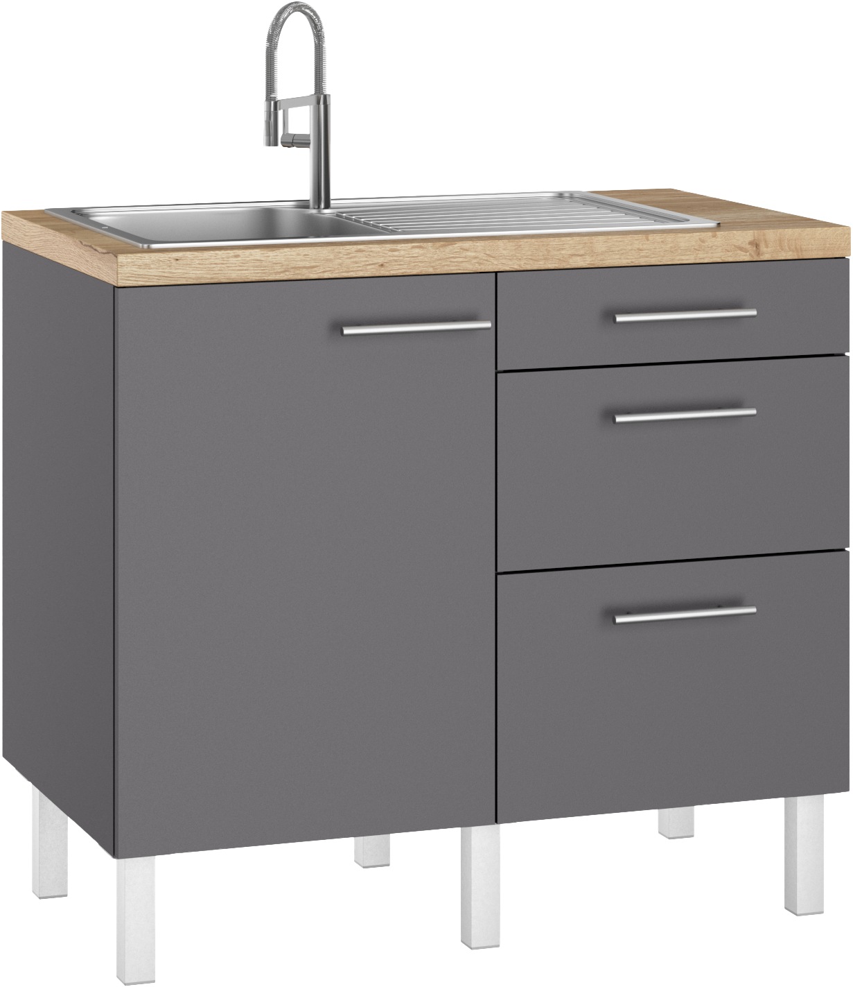 OPTIFIT Pantryküche »Lilly« Breite 100 cm