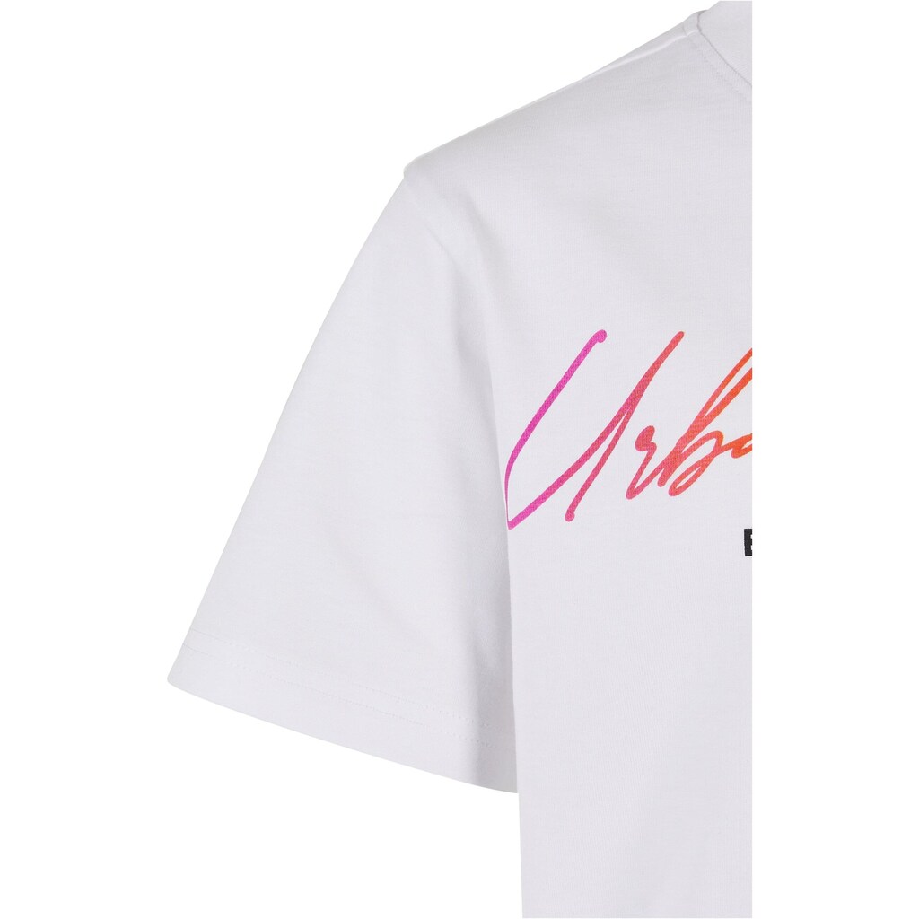 URBAN CLASSICS T-Shirt »Urban Classics Herren Boys Script Logo Tee«, (1 tlg.)