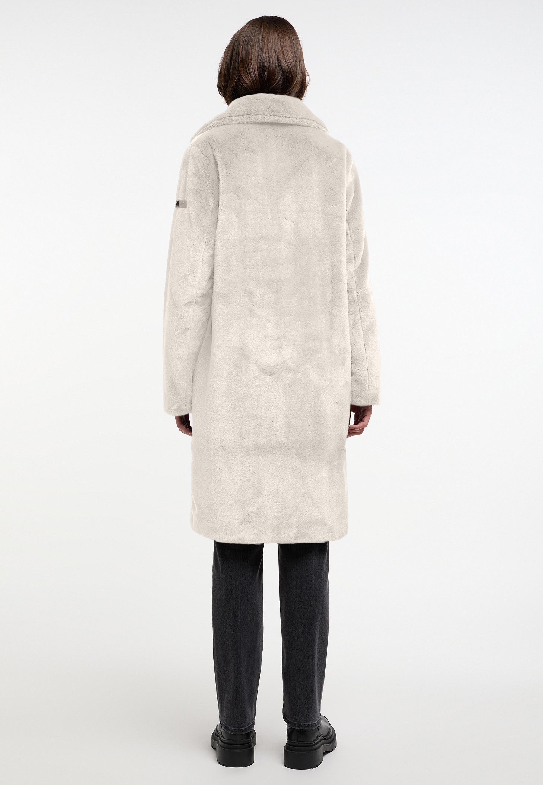 Frieda & Freddies Fellimitatmantel »Fake Fur Coat / Moon-river2«, mit klassischem Design