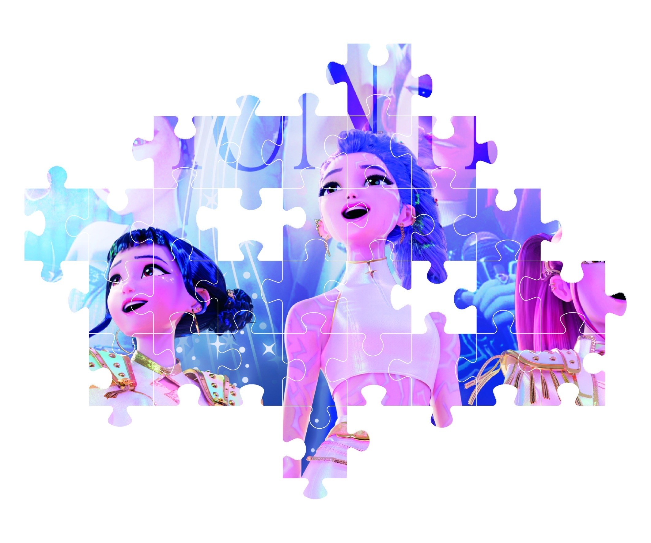 Clementoni® Puzzle »Supercolor K-Pop Demon Hunters« Made in Europe