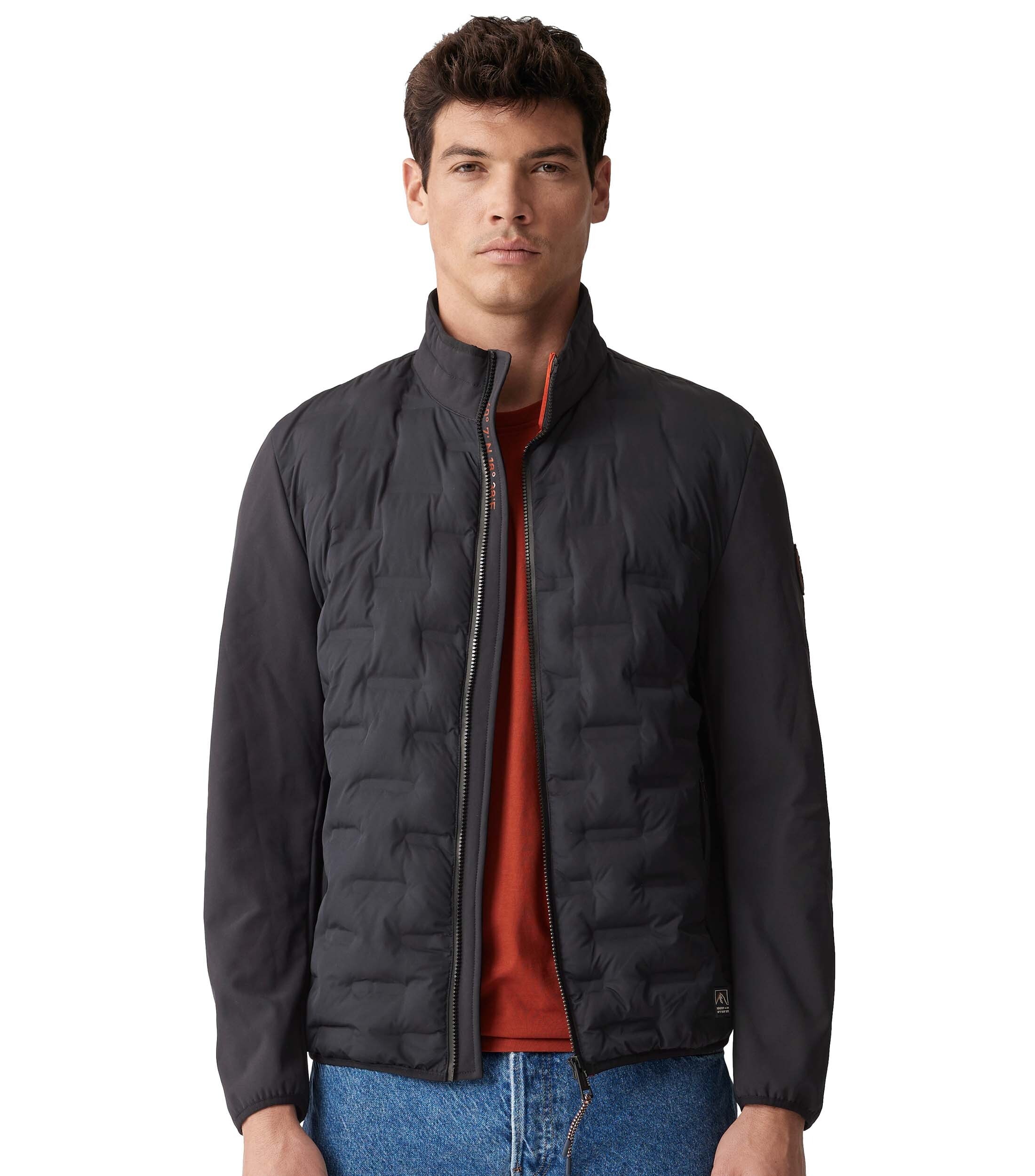 CASAMODA Langjacke "CASAMODA Materialmixjacke uni" günstig online kaufen