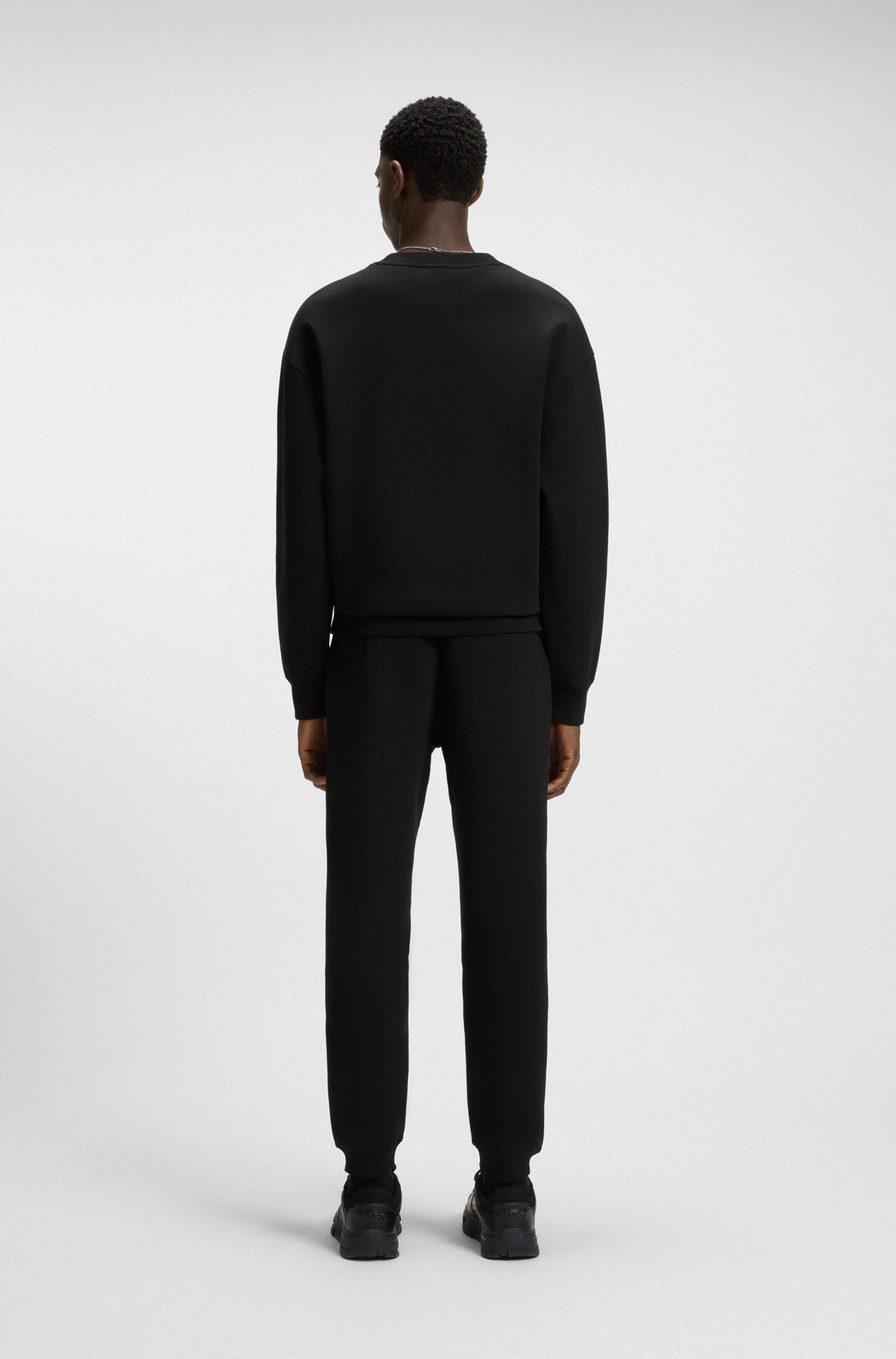 HUGO Sweatshirt »Dettil Metal Logo«, Relaxed Fit, Premium Serie, Soft Finish Innen
