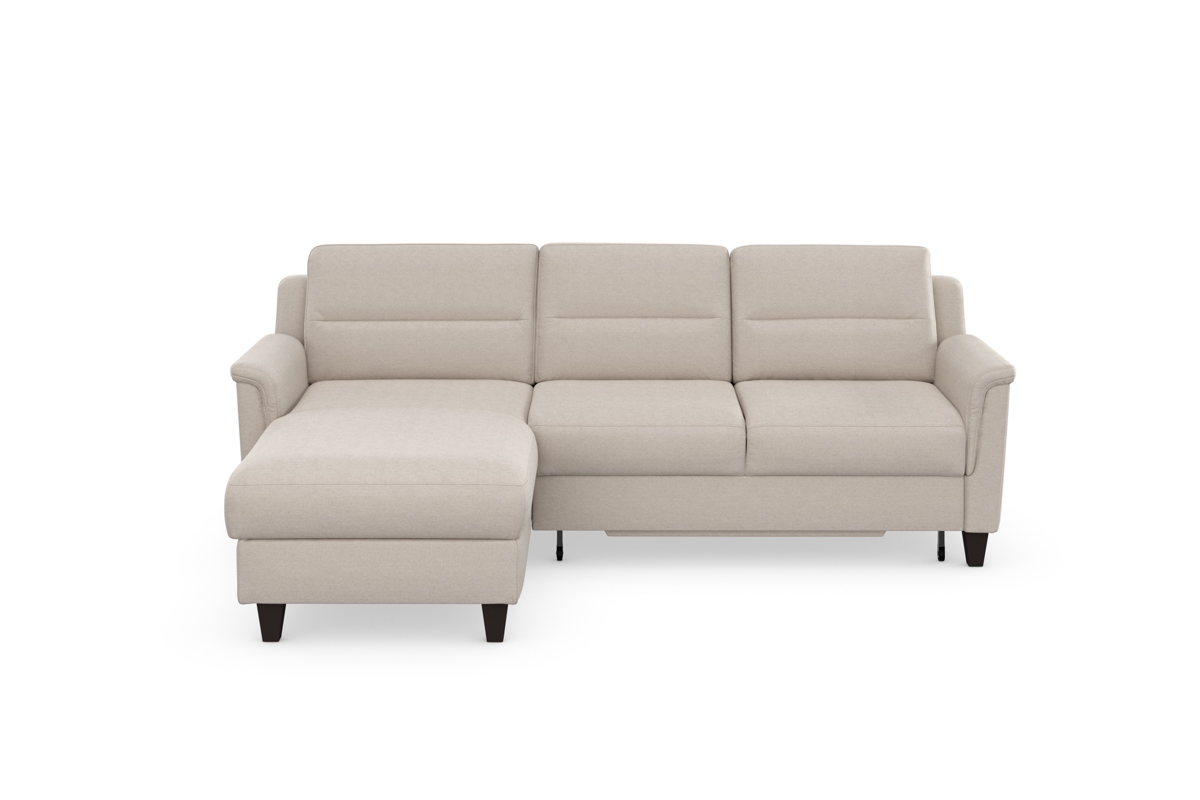 sit&more Ecksofa »Farö L-Form«, inklusive Federkern, wahlweise mit Bettfunktion und Bettkasten