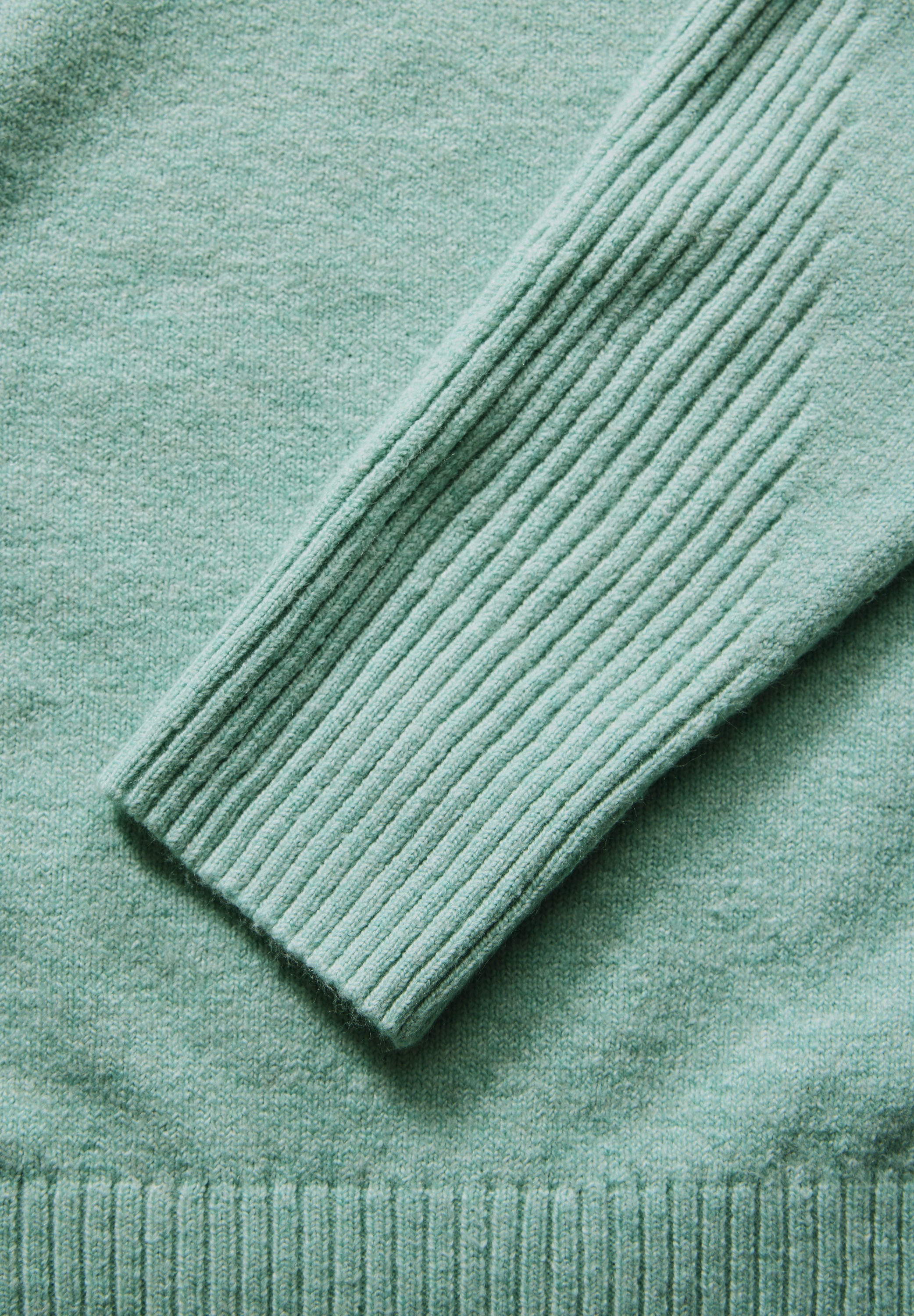 STREET ONE Strickpullover, mit Stehkragen
