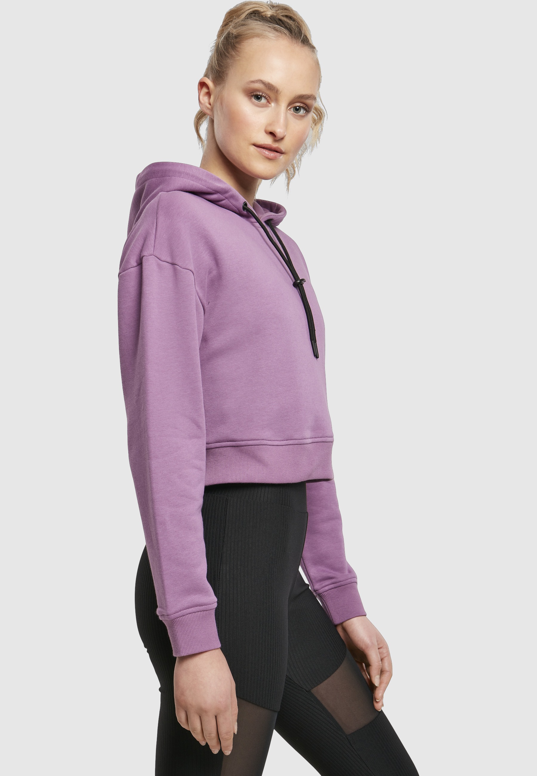 URBAN CLASSICS Sweatshirt »Urban Classics Damen Ladies Short Terry Hoody«, 1 Stk.
