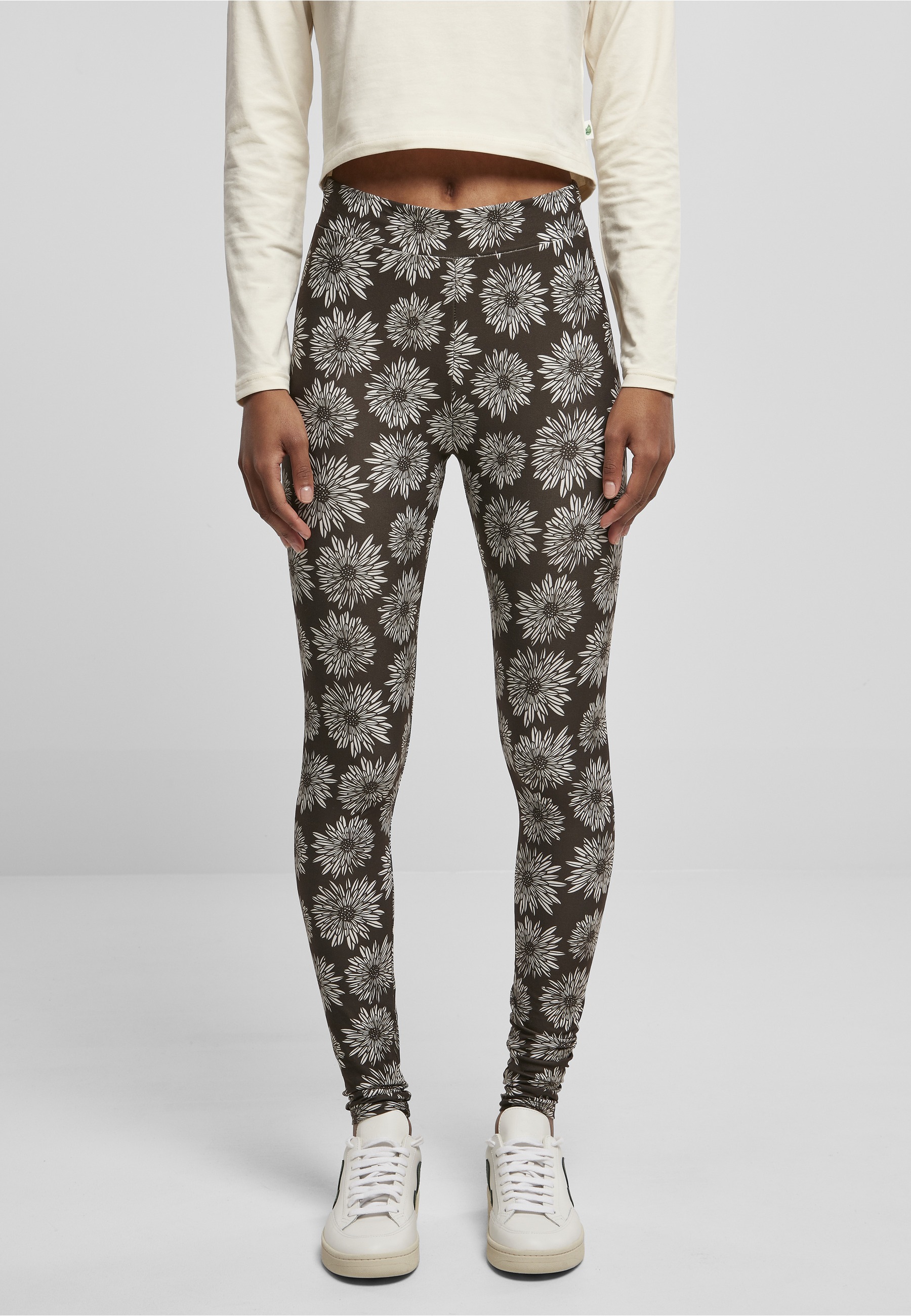 URBAN CLASSICS Leggings »Urban Classics Damen Ladies Soft AOP Leggings«