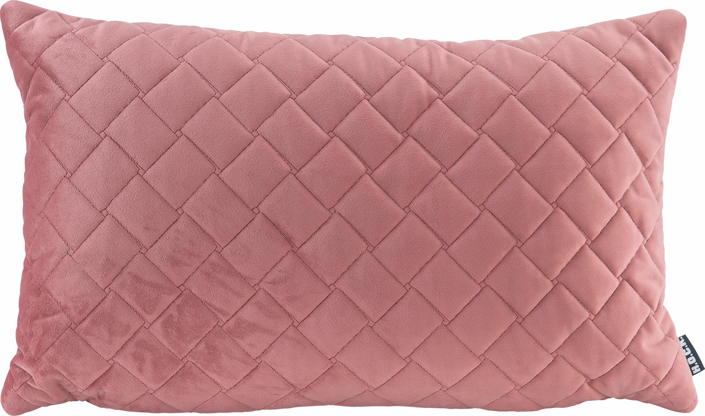 H.O.C.K. Dekokissen "Soft Nobile" mit gestepptem Muster, Kissenhülle mit Fü günstig online kaufen