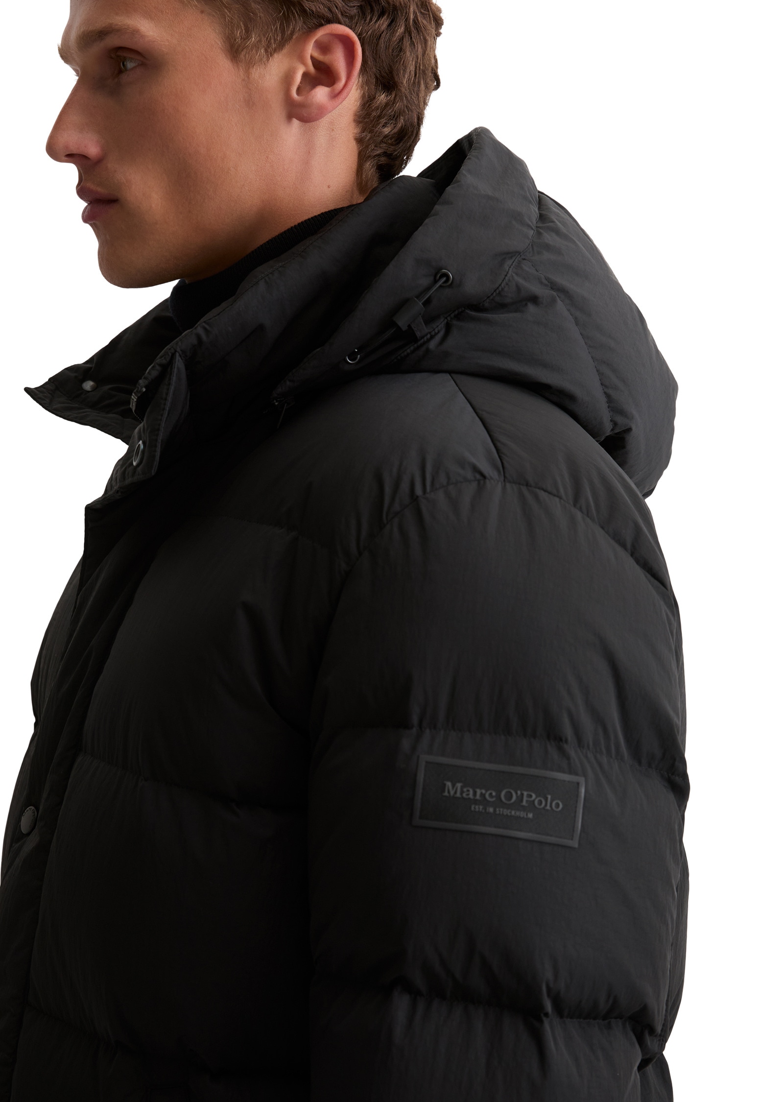 Marc O'Polo Outdoorjacke »mit abnehmbarer Kapuze« ohne Kapuze