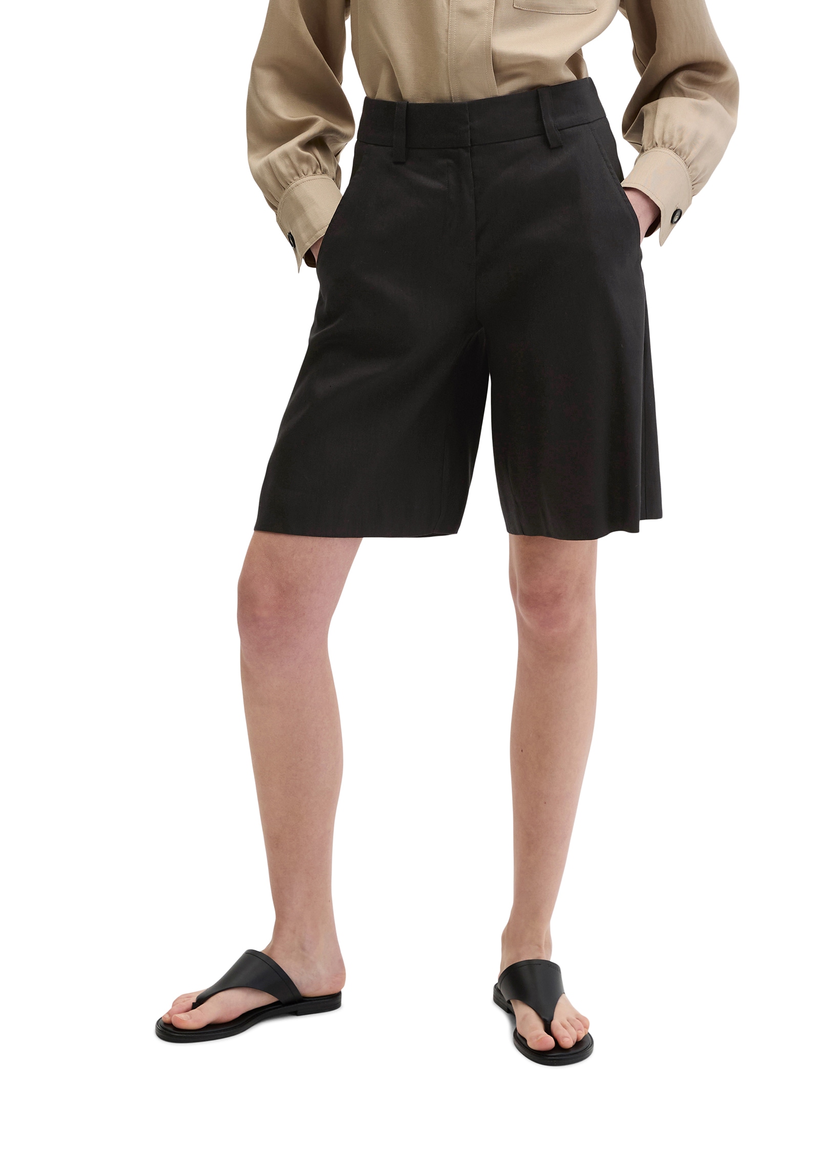 Marc O'Polo Shorts »aus Viskose-Leinen-Stretch«