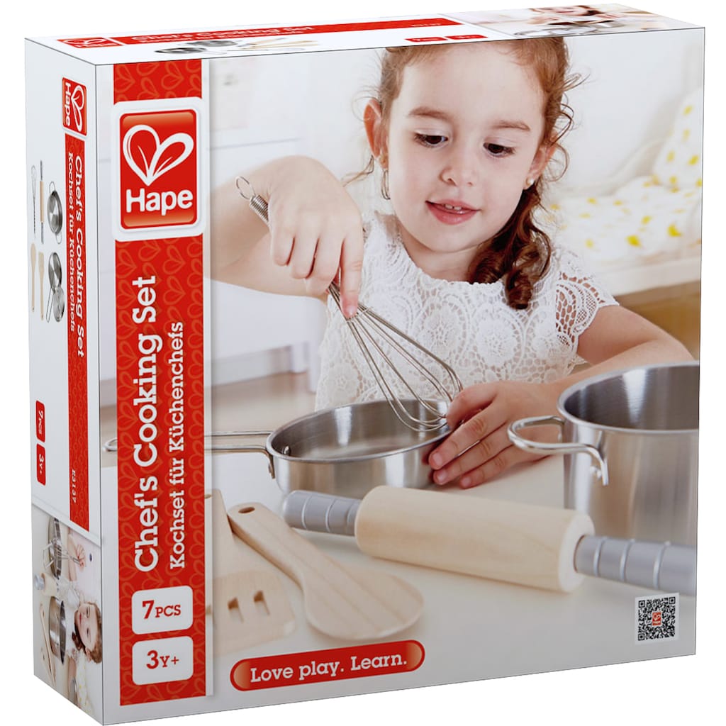 Hape Kinder-Küchenset »Kochset für Küchenchefs«, (7 tlg.)