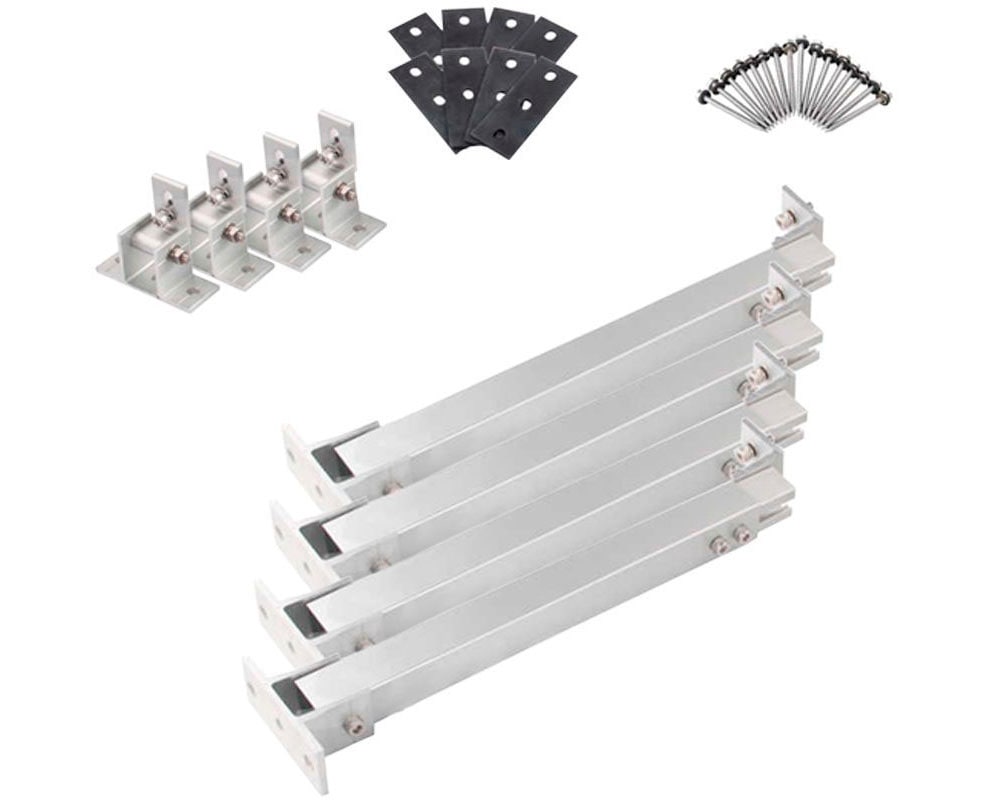 offgridtec Solaranlage »Solar-Direct 830W HM-600«, Schuko-Anschluss, 10 m Anschlusskabel, Montageset Flachdach