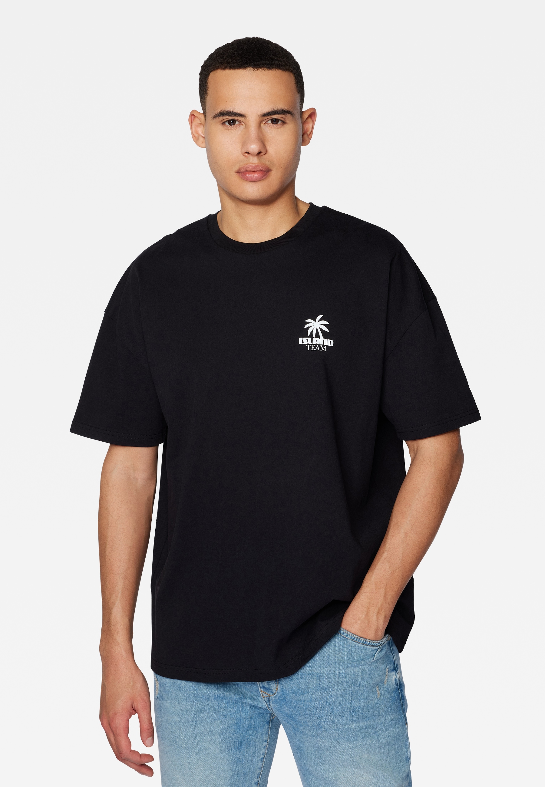 Mavi T-Shirt »ISLAND TEAM PRINTED TEE«, T-Shirt mit Back-Print