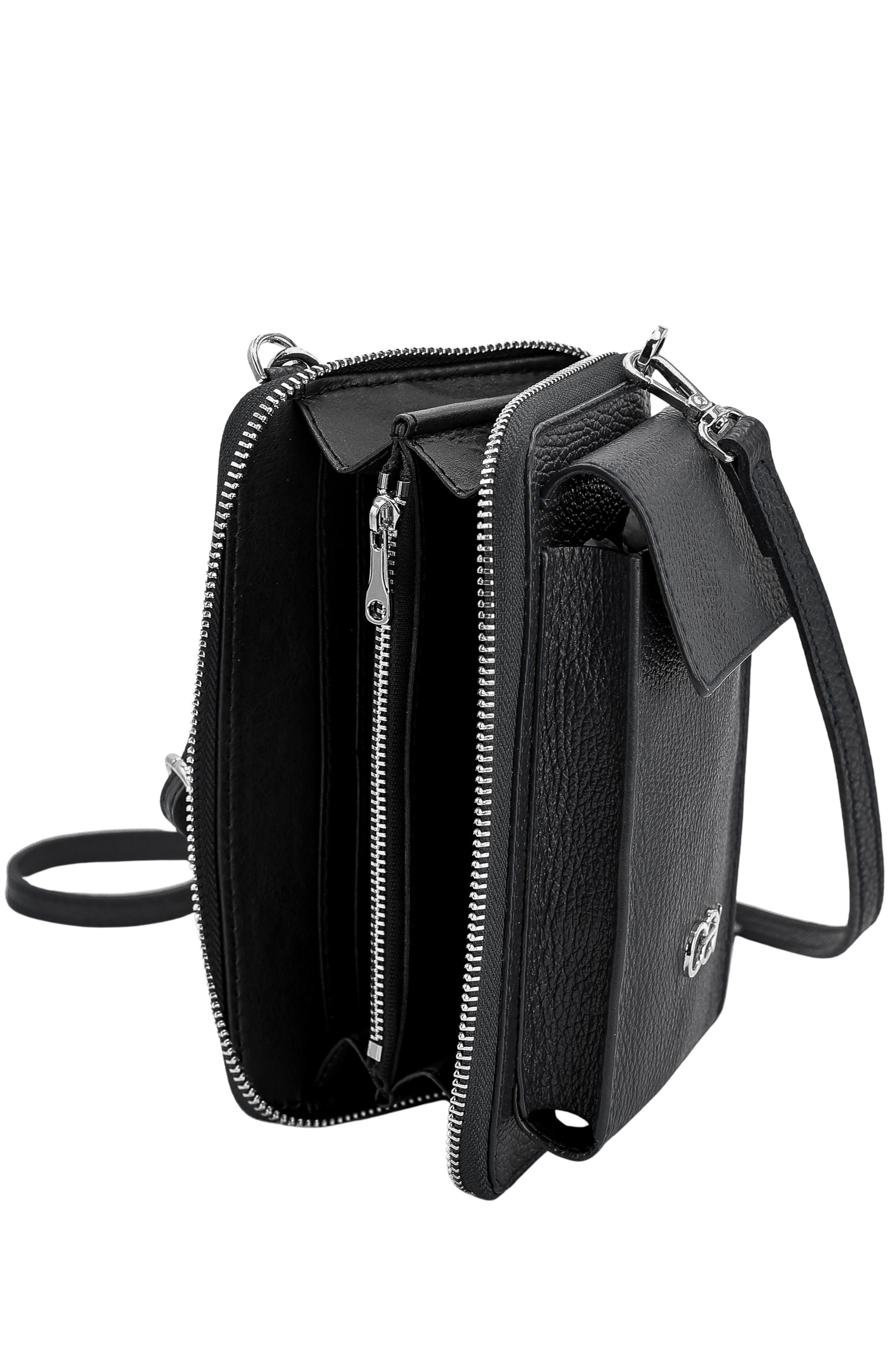 COLLEZIONE ALESSANDRO Umhängetasche »Event«, Echt Leder Handy Geldbörse zum Umhängen