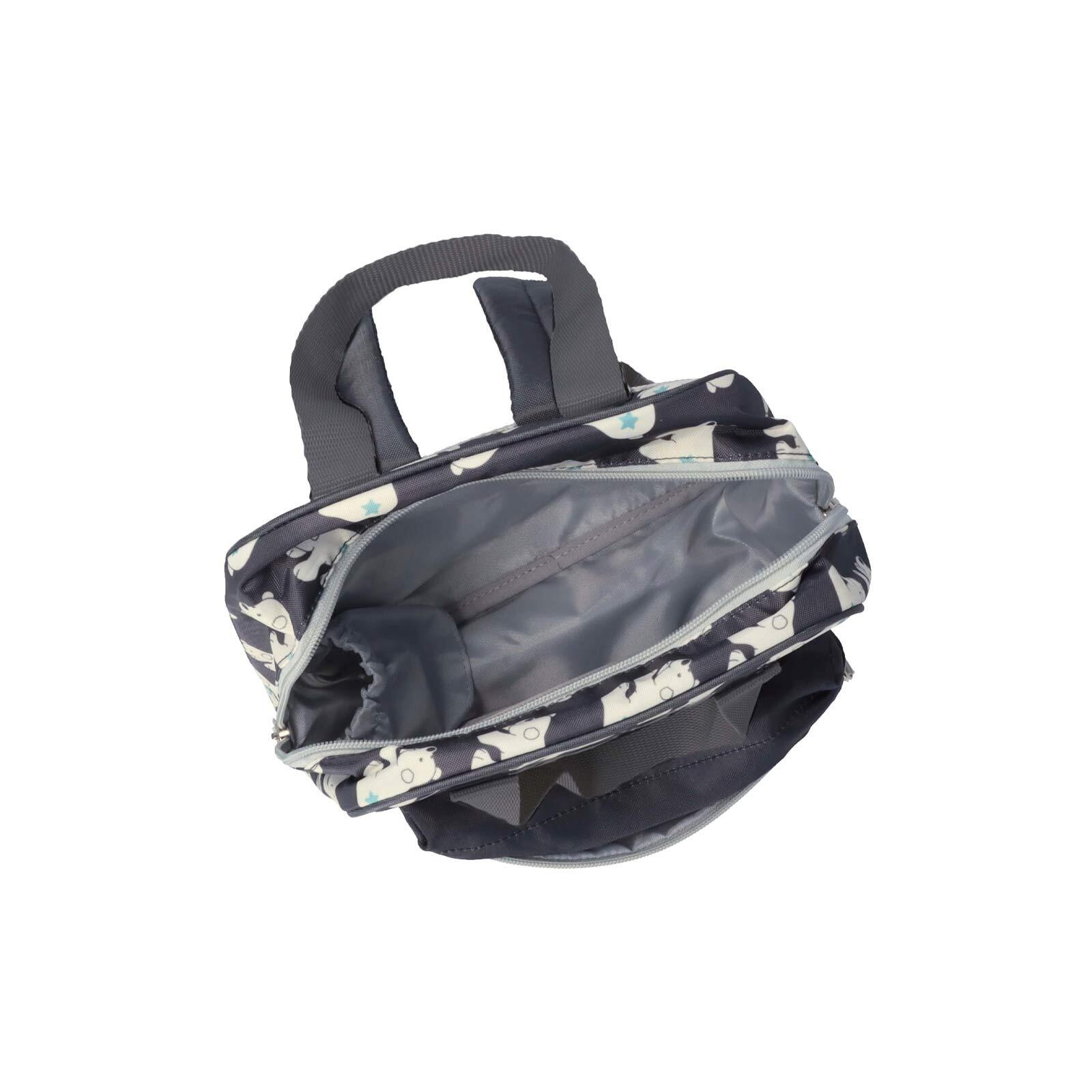 Sterntaler® Rucksack »Kindergarten Rucksack Eisbär Elia 28,5 x 22 cm grau«