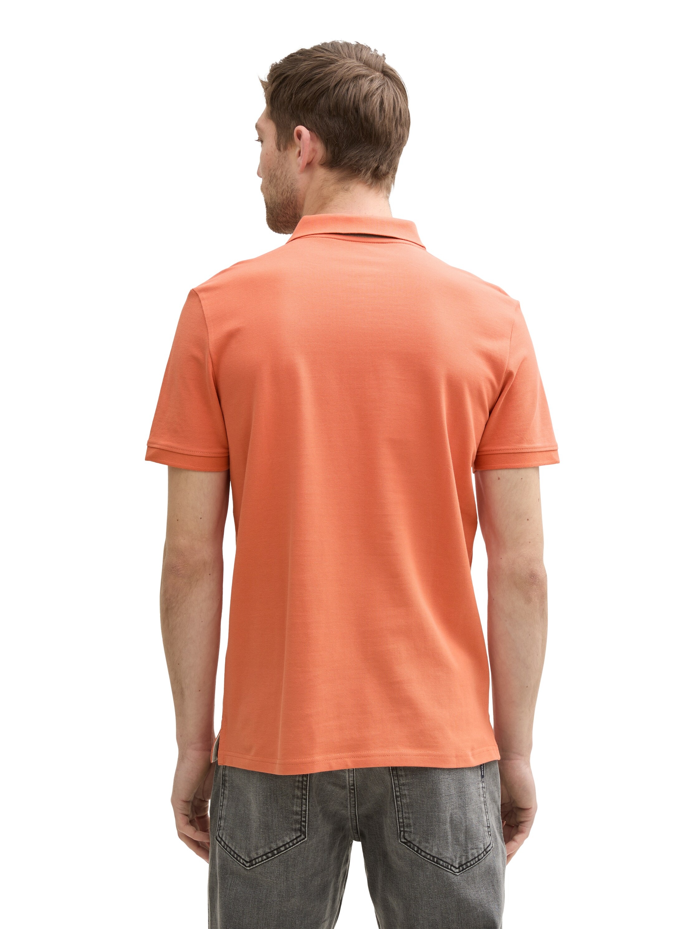 TOM TAILOR Poloshirt, mit Knopfleiste und Logo günstig online kaufen