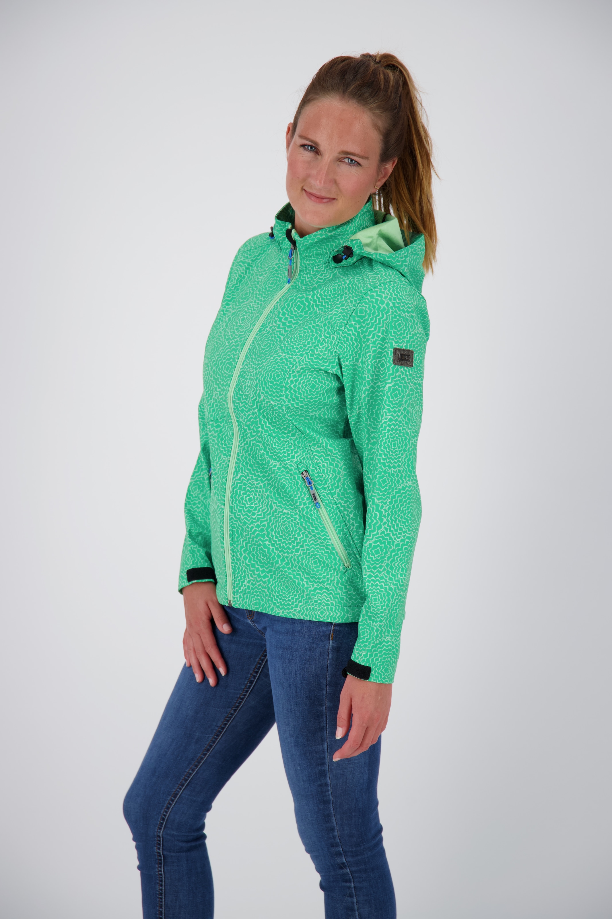 LPO Softshelljacke "SHELBY PEAK II", leichte Softshelljacke mit All-Over-Pr günstig online kaufen