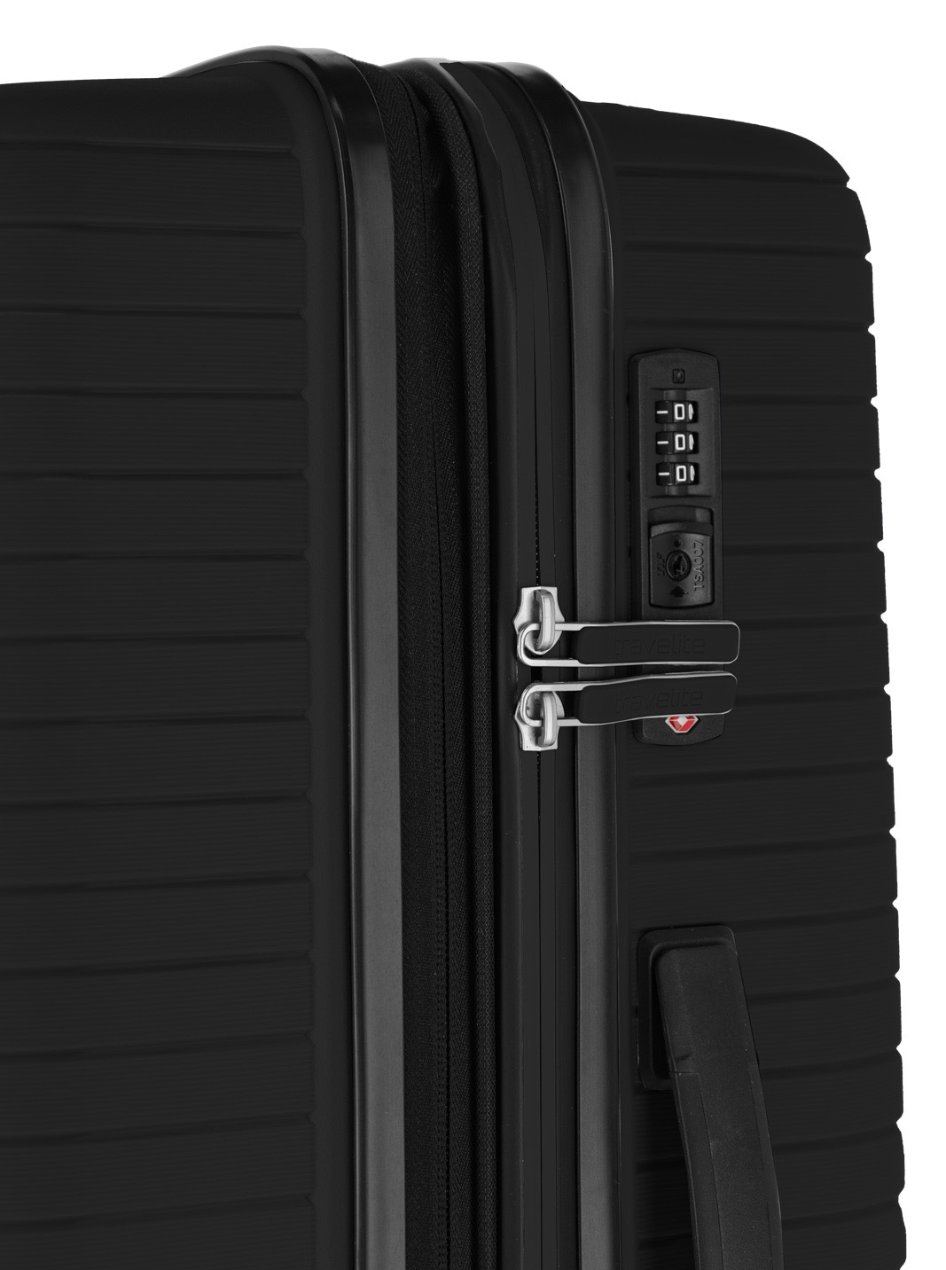 travelite Trolleyset »ORBITA 4w S/M/L«, (Set, 3 tlg., Hartschalen Trolleyset), Hartschalen-Koffer Kofferset Reiseset Handgepäck Aufgabegepäck