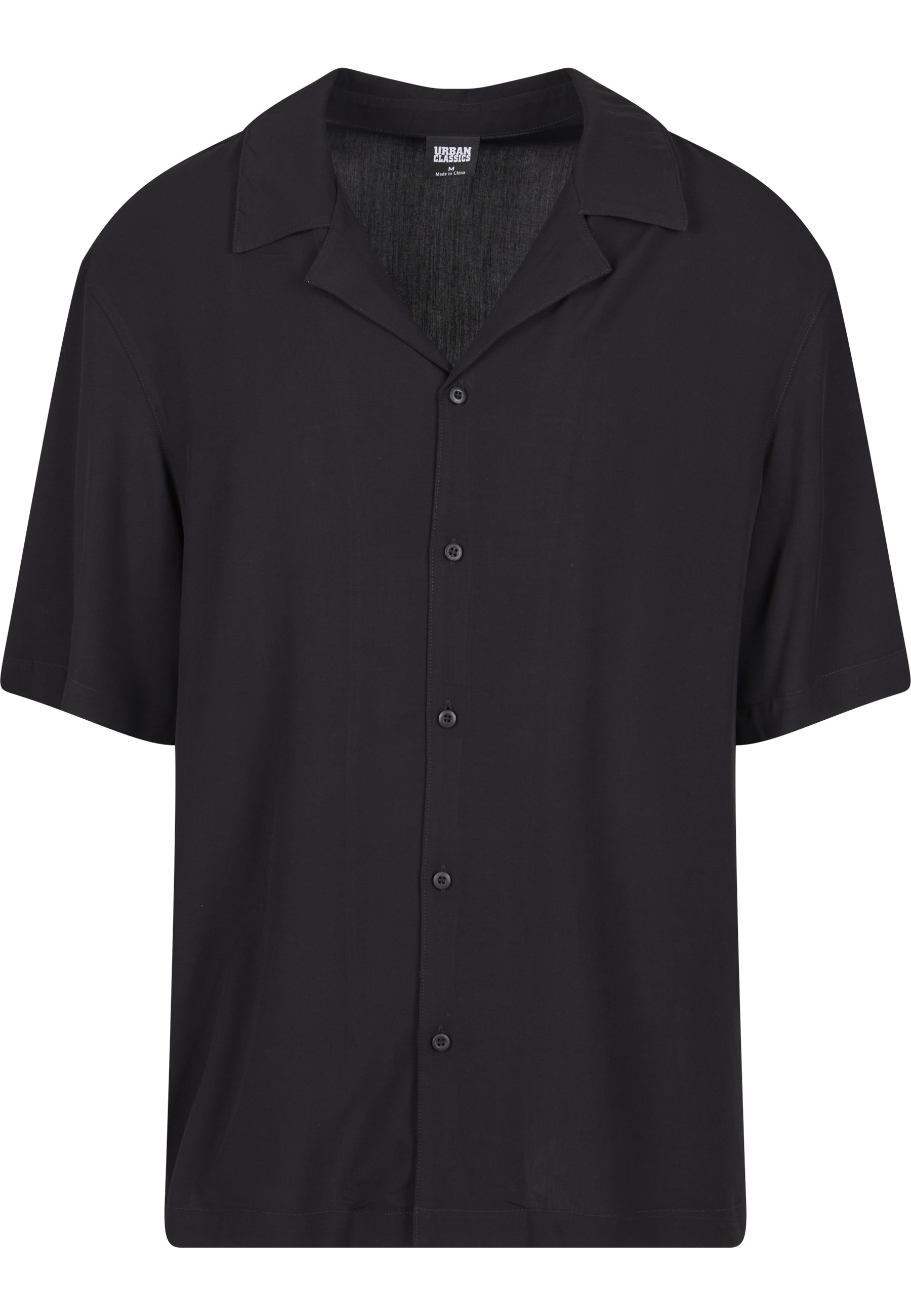 URBAN CLASSICS Langarmhemd "Urban Classics Herren Loose Viscose Shirt" 1 St günstig online kaufen