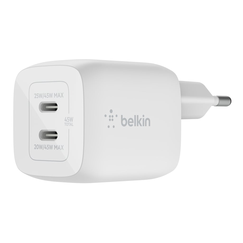 Belkin USB-Ladegerät »BoostCharge Pro 45 Watt Dual USB-C GaN Charger«