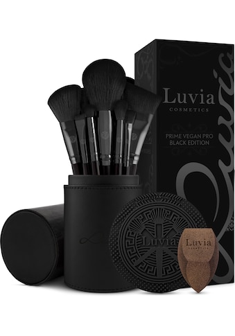 Kosmetikpinsel-Set »Prime Vegan Pro Black Edition«, (15 tlg.)