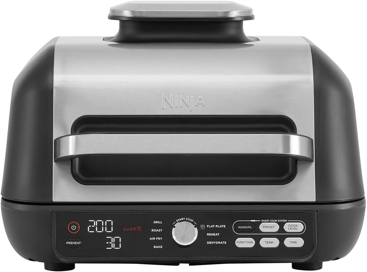 Tefal Kontaktgrill »GC774HP OptiGrill Gratis: | Backschale, 2100 aufklappbar. W, 4in1«, BAUR Presse Hamburger inkl