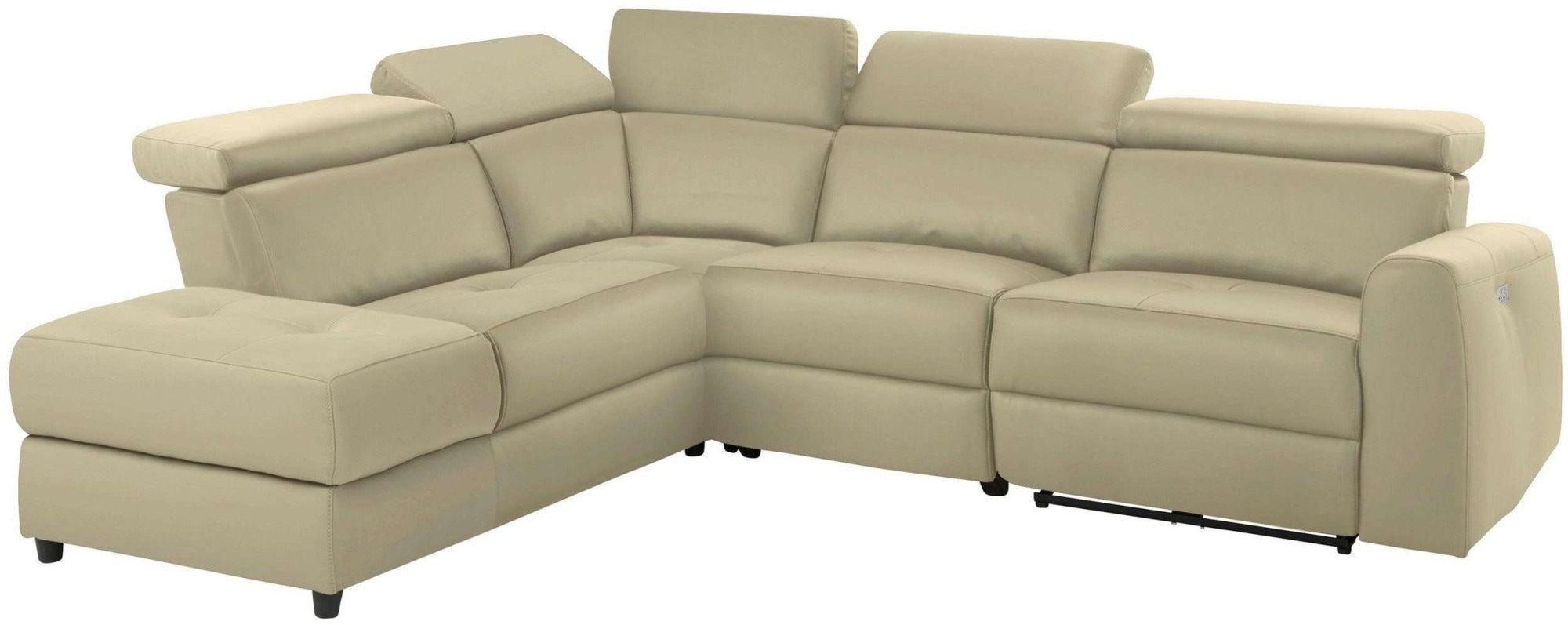Home affaire Ecksofa »Sentrano, L-Form,«, 273 cm, man. o. elektr. Relaxfunktion und USB/Kopfverstellung