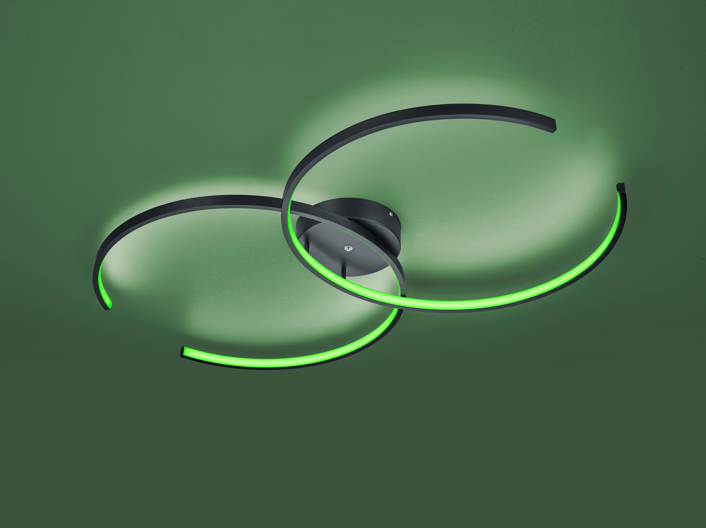 TRIO Leuchten LED Deckenleuchte »CITIZEN«, 2 flammig, Leuchtmittel LED-Board | LED fest integriert, WiZ Smarthome Deckenleuchte App Steuerung