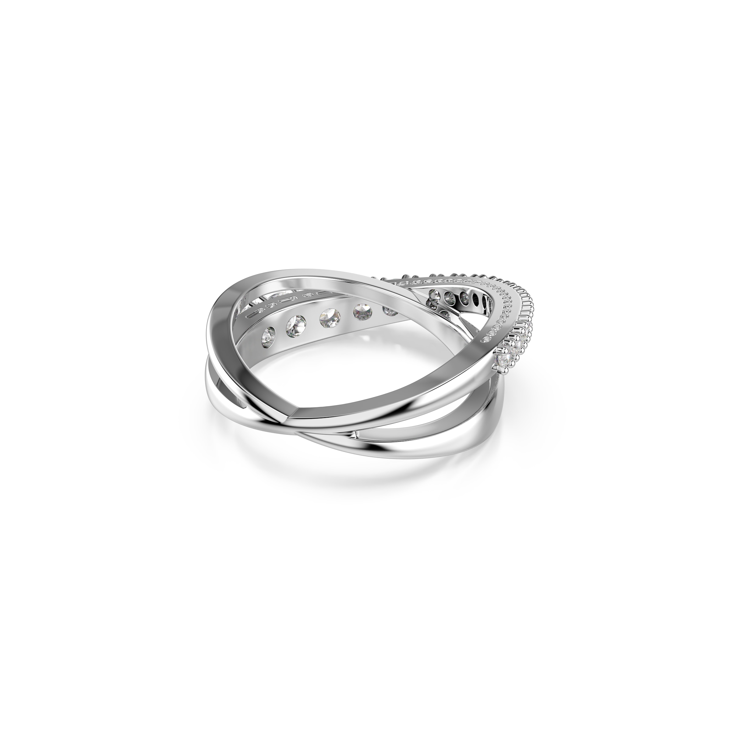 Swarovski Fingerring »Schmuck Geschenk Hyperbola Ring« mit Swarovski® Kristall, Zirkonia (synth.)