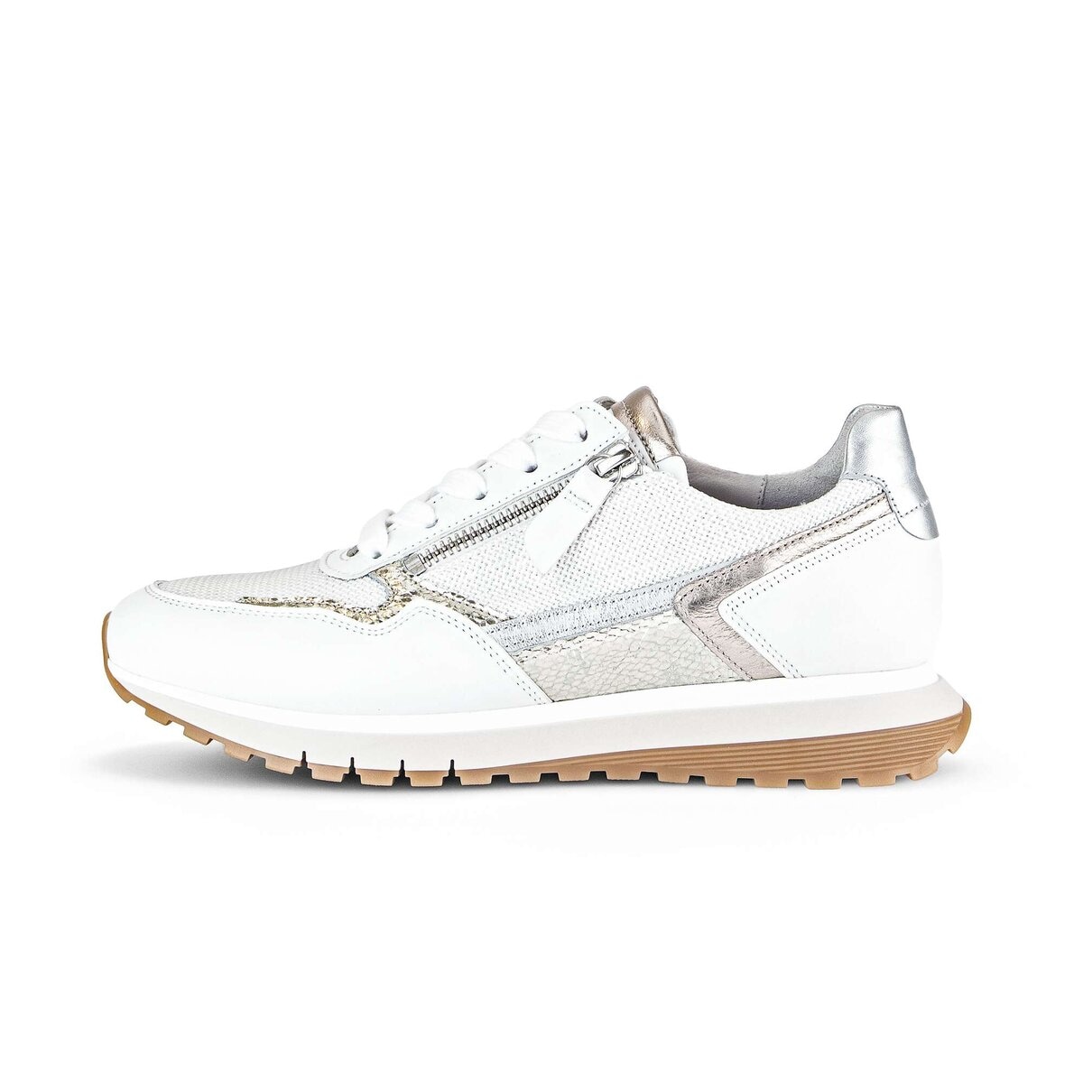 Gabor Sneaker »Sneaker low Materialmix Leder/Lederimitat«