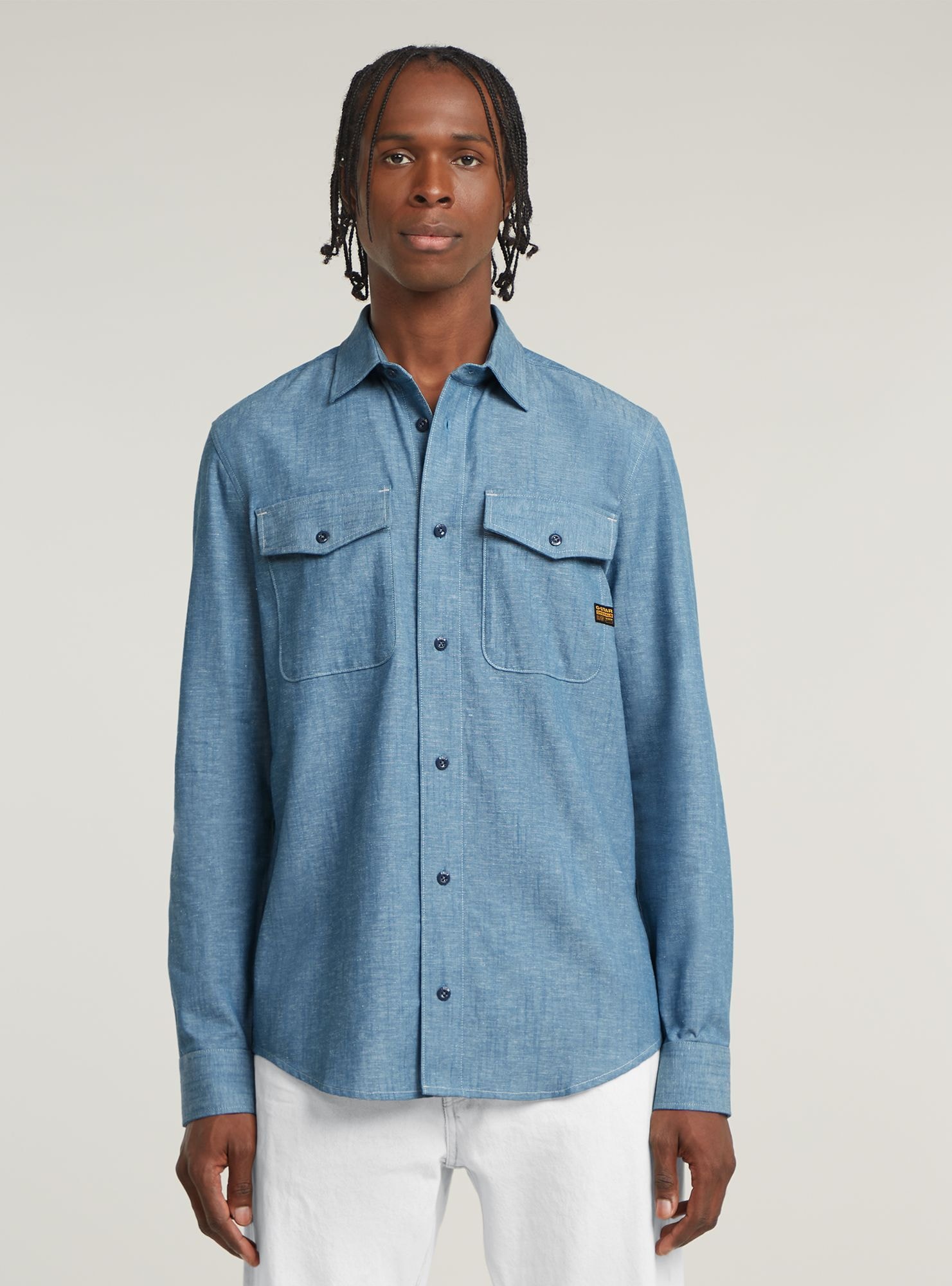 G-STAR Langarmshirt "Marine Slim Hemd" günstig online kaufen