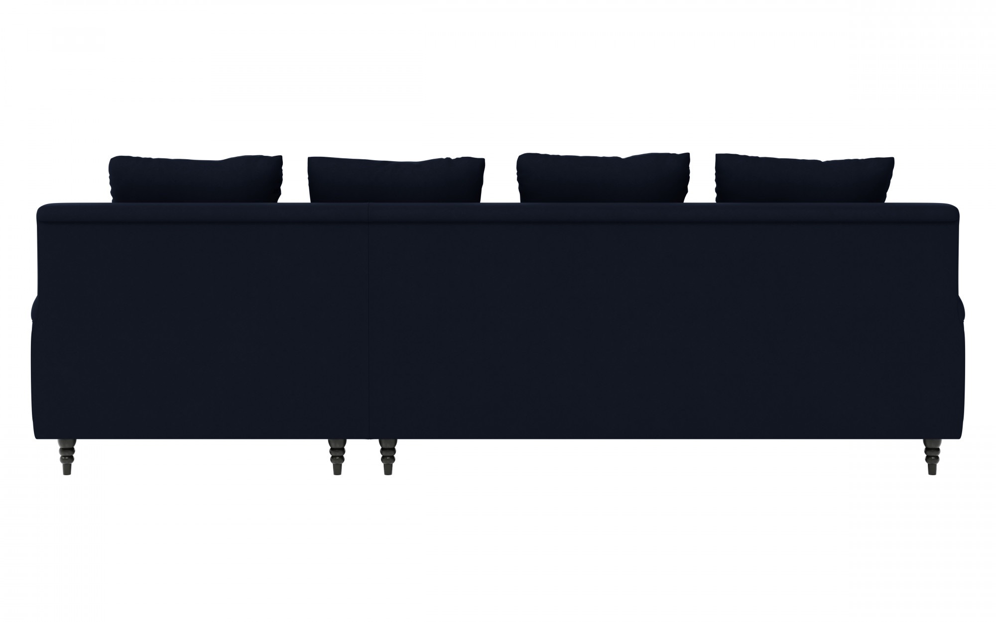 Guido Maria Kretschmer Home&Living Ecksofa »NORIN L-Form«, zwei Fußarten: vorne - Rollen, hinten - Holzfüße