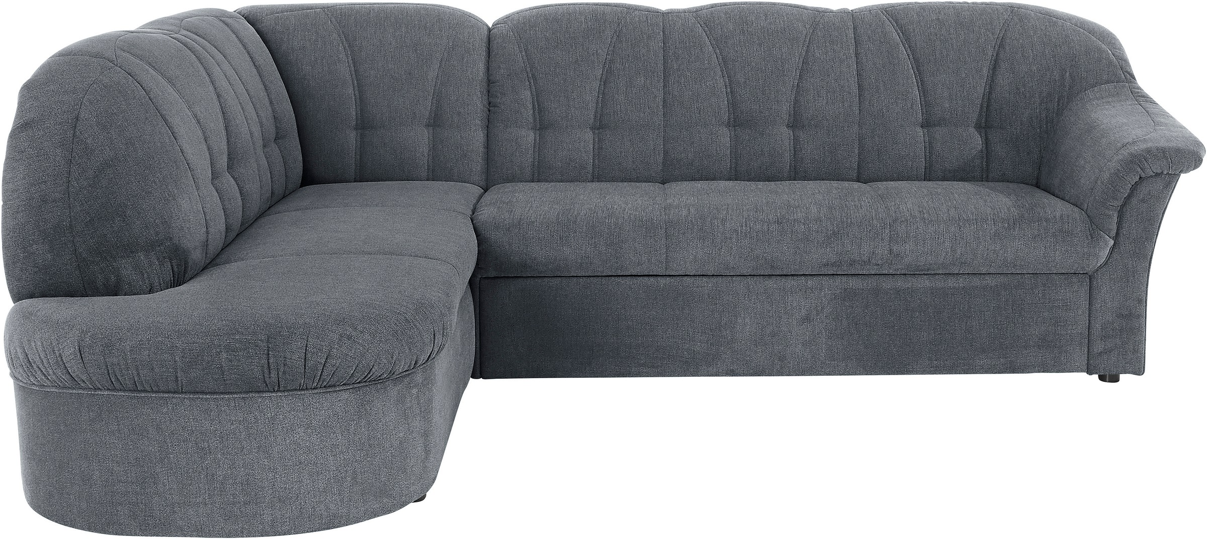 DOMO collection Ecksofa »Pegnitz, elegante Rückensteppung, zeitlose Formensprache, L-Form«, wahlweise mit Bettfunktion