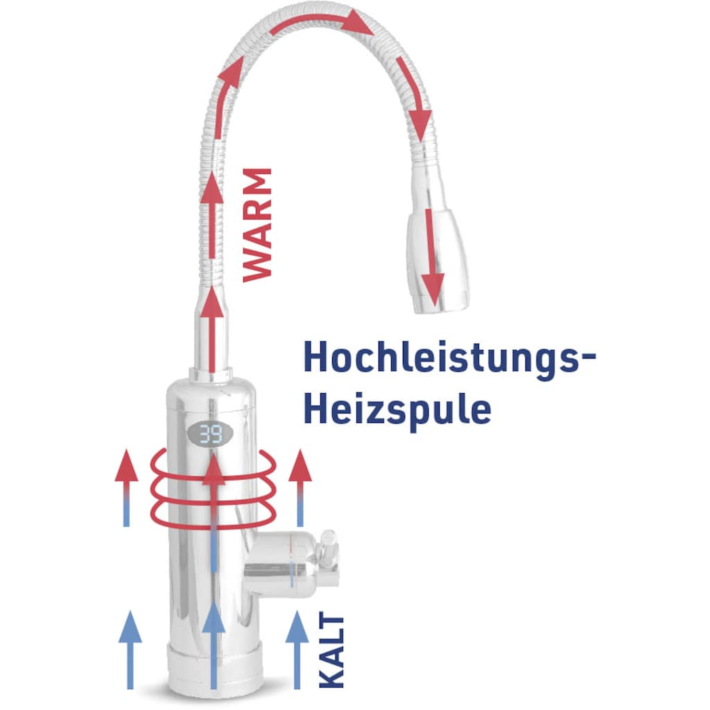 MediaShop Spültischarmatur »Aquadon Smart Heater«