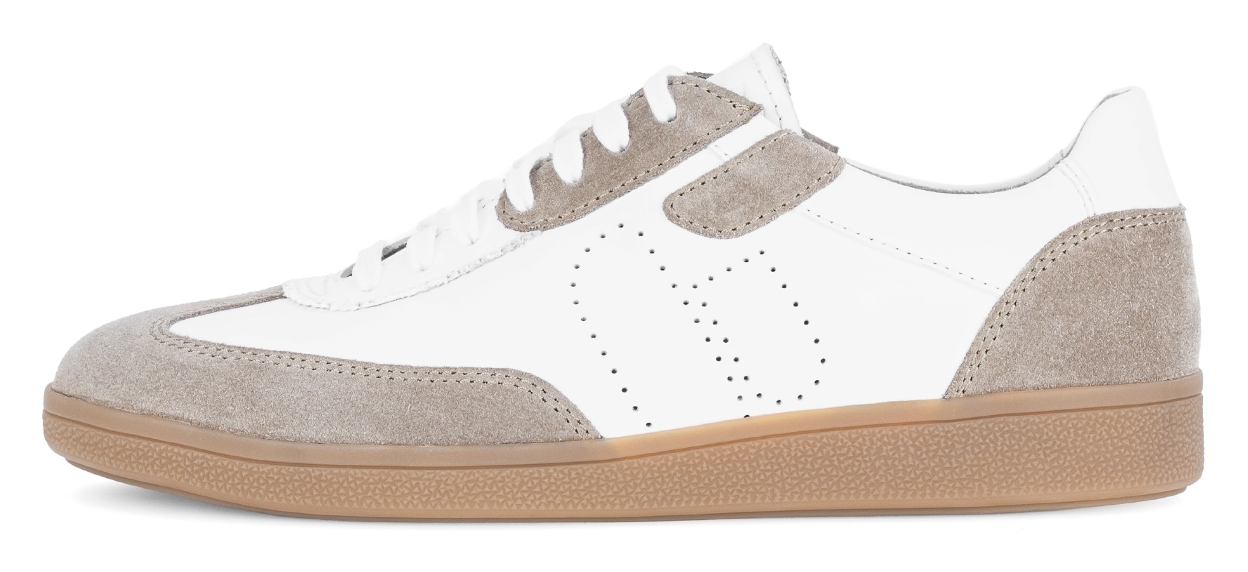 Pius Gabor Sneaker, Freizeitschuh, Schnürschuh, Halbschuh mit Perforation, G-Weite