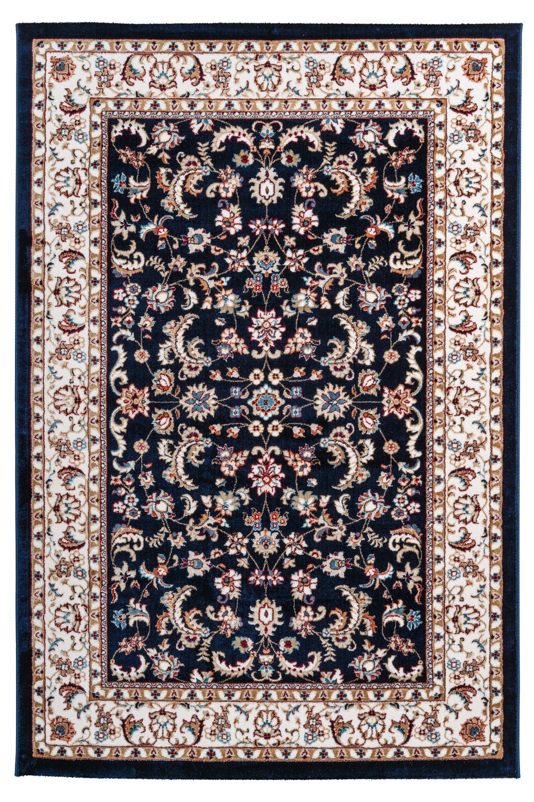 Teppich KAYOOM "Safa 751", blau, B:80cm H:15mm L:150cm, Polyester, Teppiche, Teppich, Kurzflor, Orient, Deko, Fußbodenheizungsgeeignet, Wohnzimmer