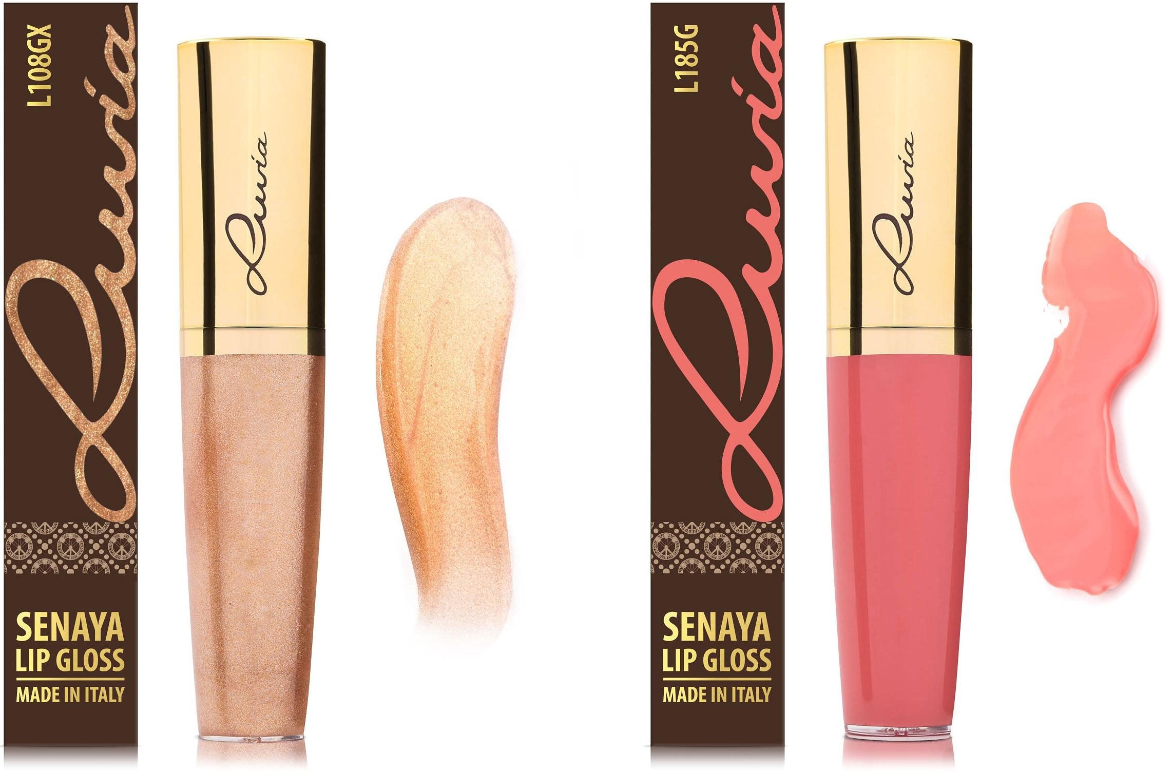 Lipgloss Colors«, bestellen »Senaya 6 Luxurious tlg.) Cosmetics | (Set, BAUR Luvia