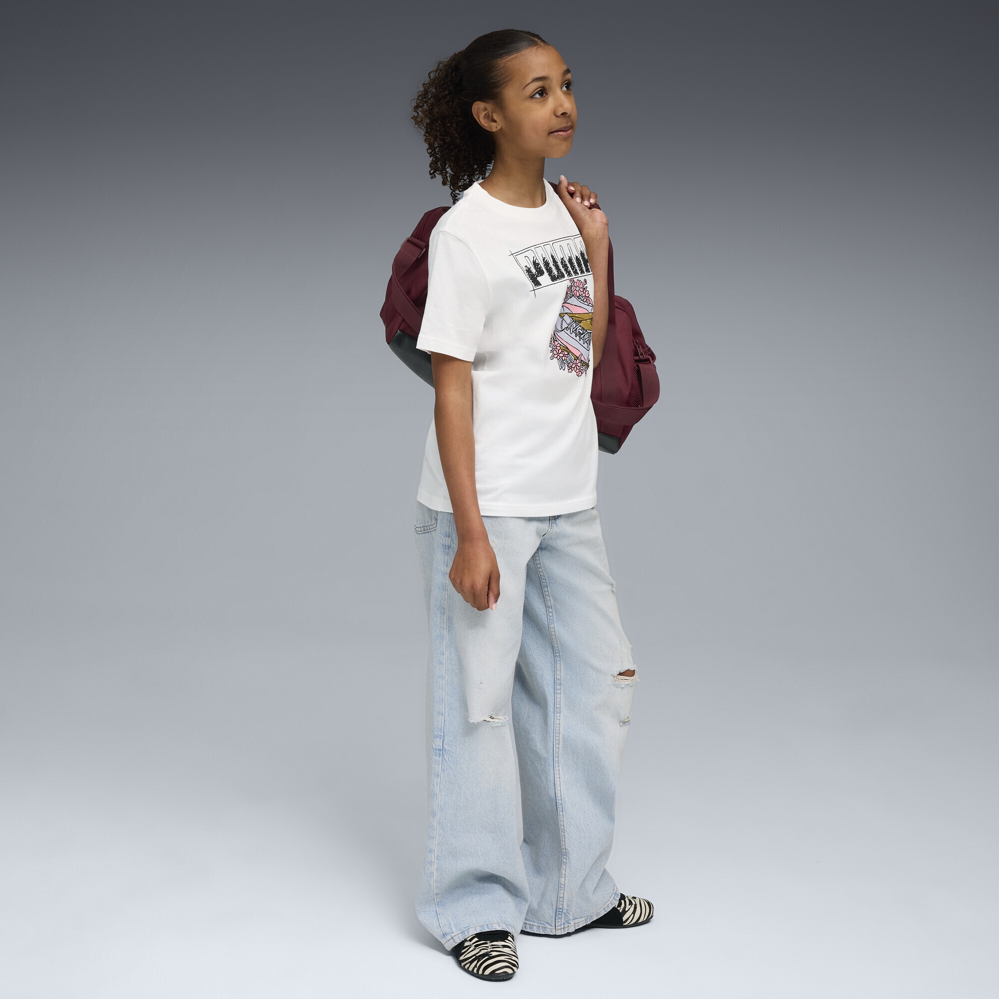 PUMA T-Shirt »Graphic Sneaker T-Shirt Mädchen«