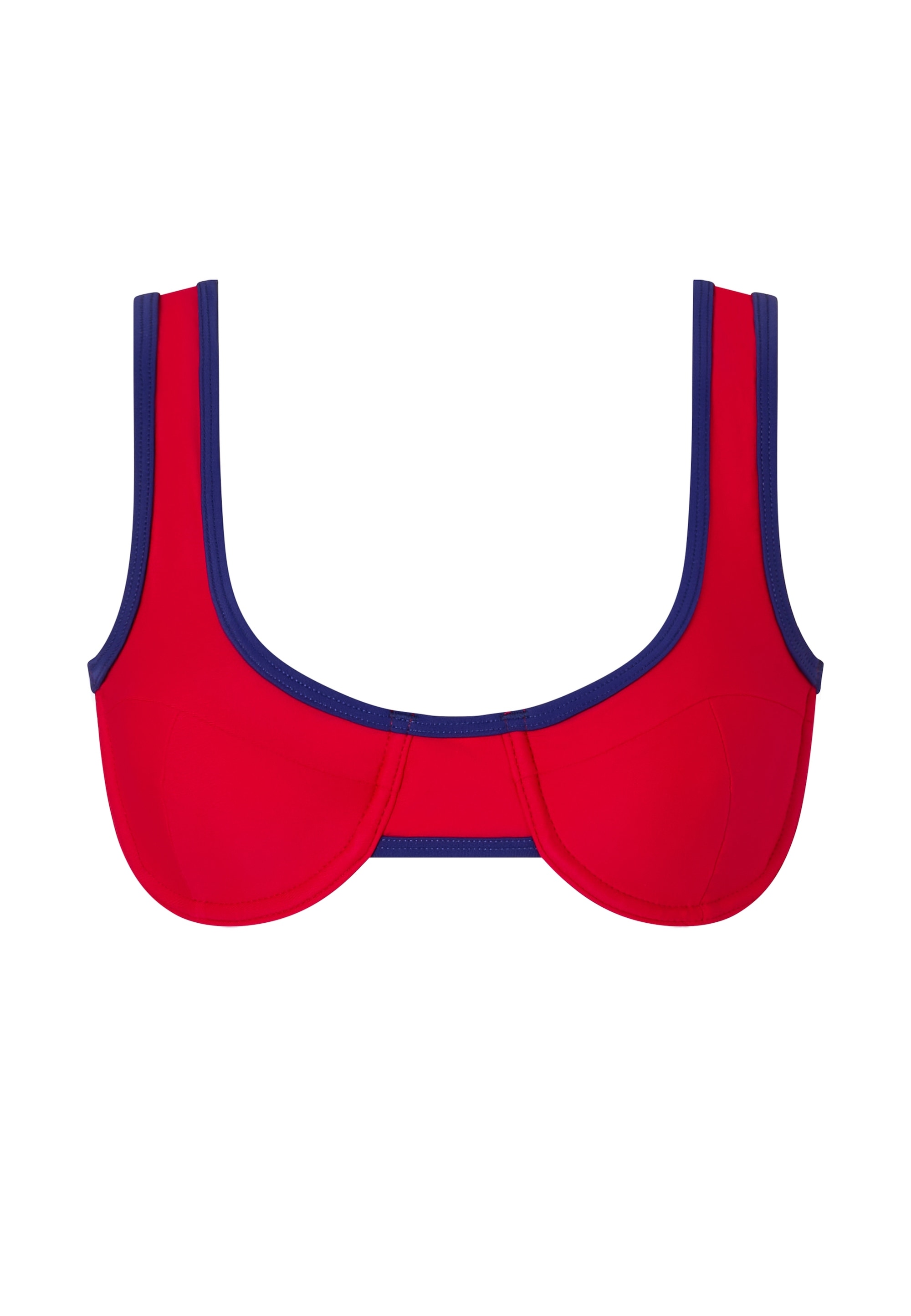 Moda Minx Triangel-Bikini-Top, (1 St.), im Kontrast-Design
