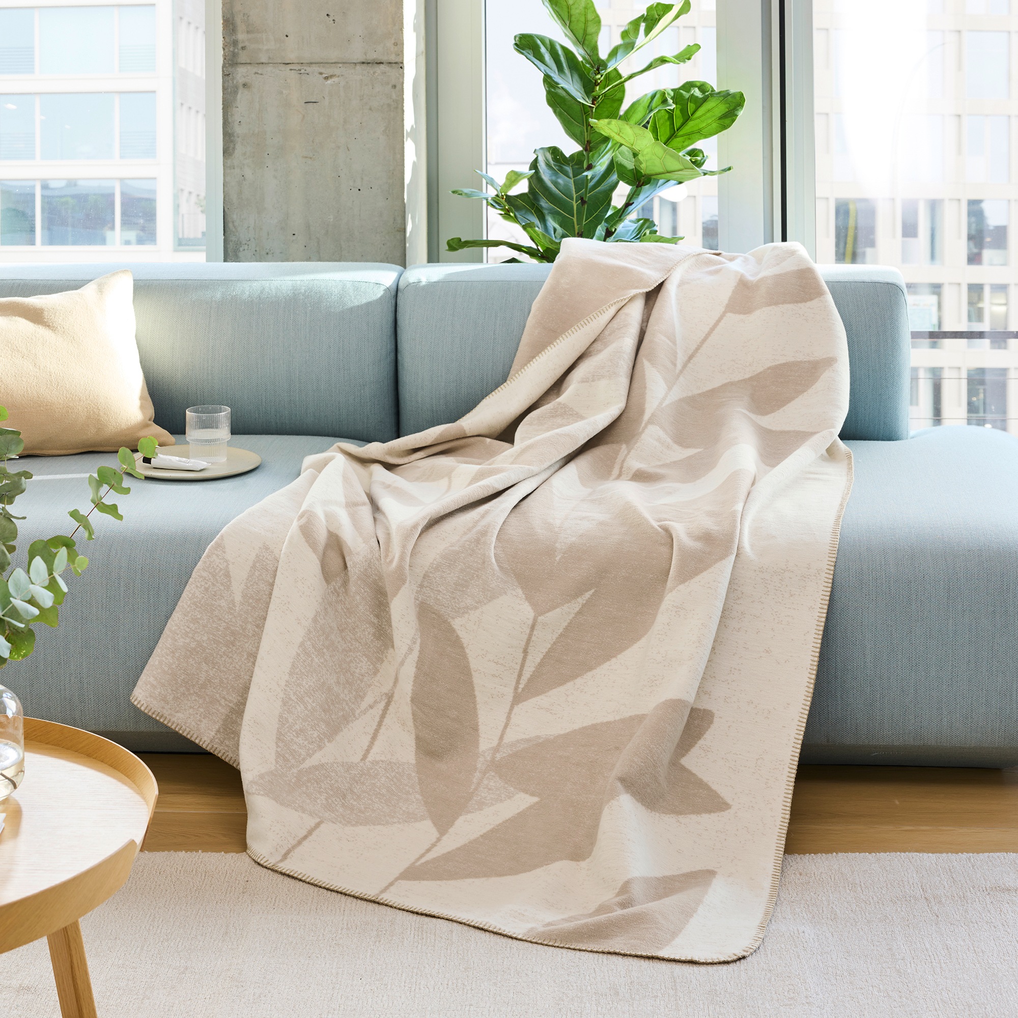 IBENA Wohndecke »Wohndecke Leeds GOTS«, im Boho Design