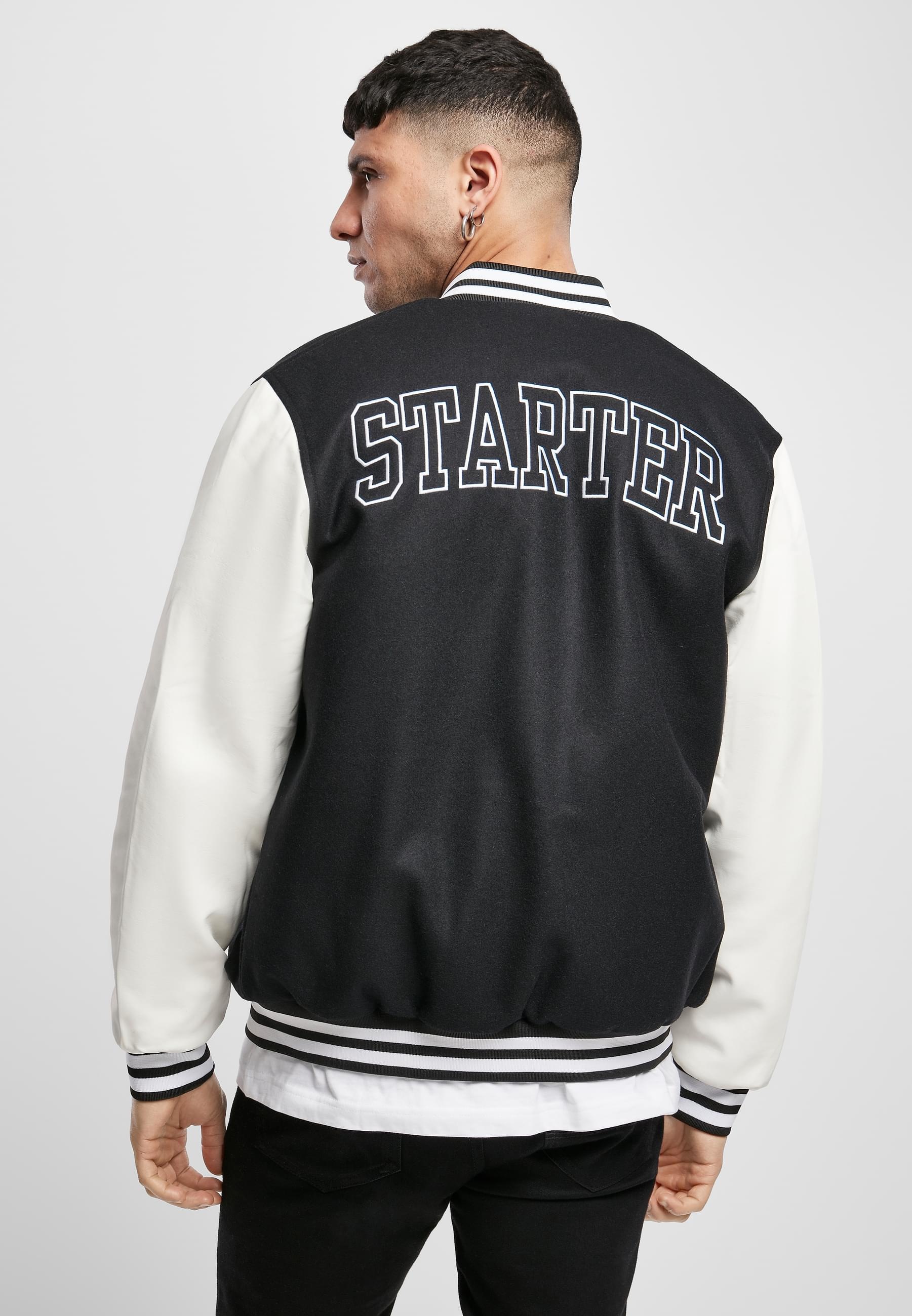 Starter Black Label Collegejacke »Starter Black Label Herren Starter College Jacket« 1 Stk. tlg. ohne Kapuze
