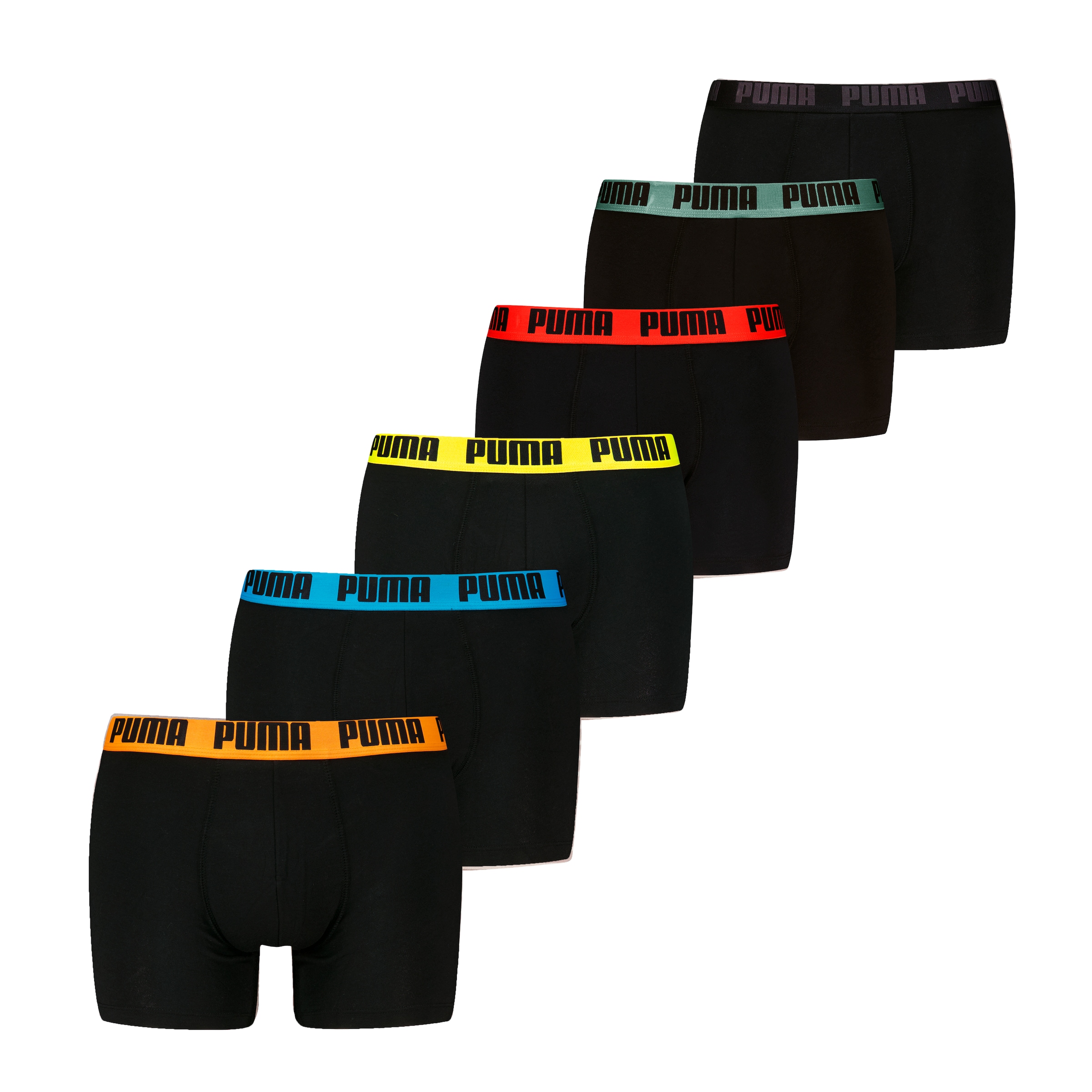 PUMA Boxer, (6er Pack), mit elastischem Logobund günstig online kaufen