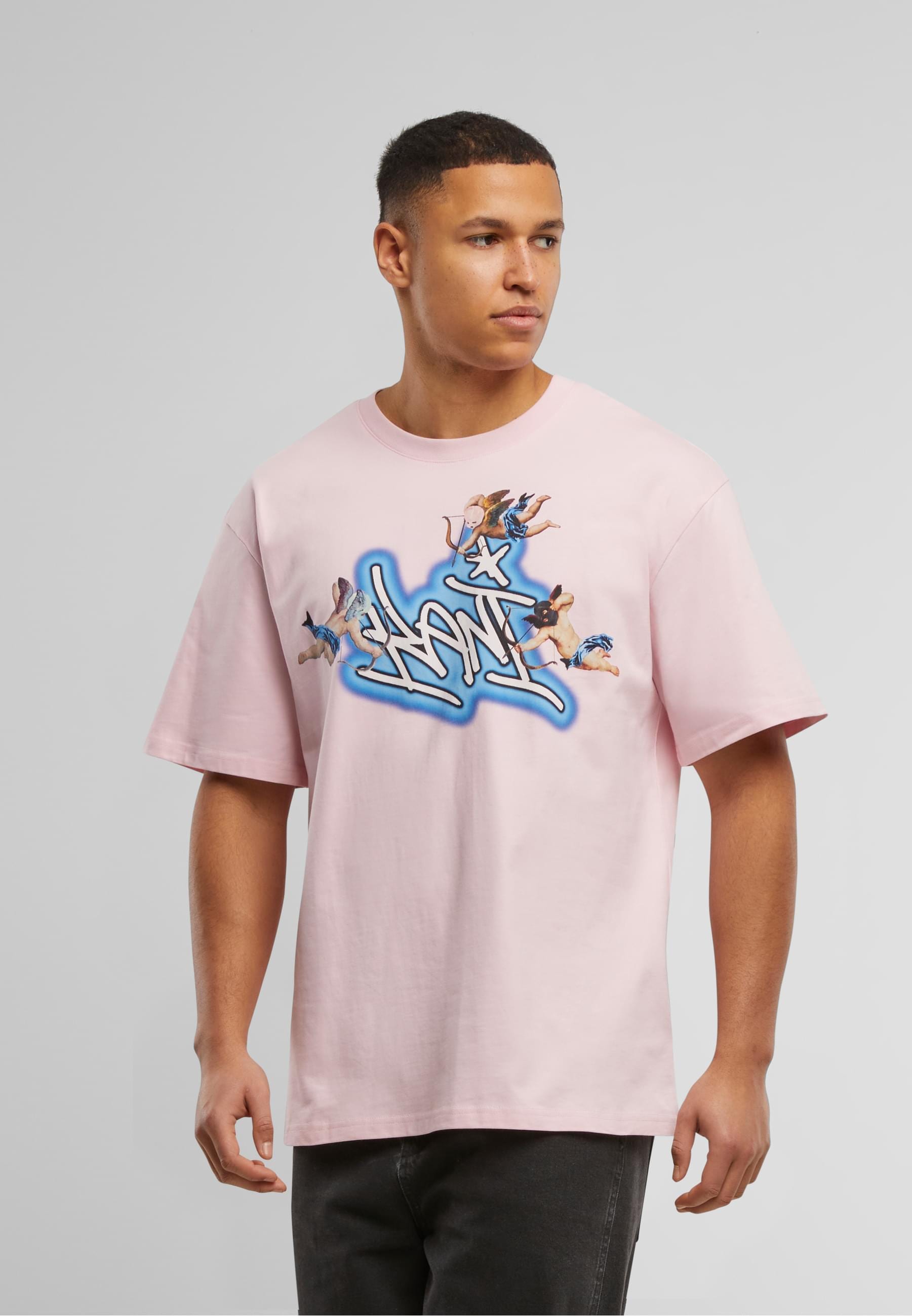 Karl Kani T-Shirt »Karl Kani Woven Signature Airbrush Amor Tee«, (1 tlg.)