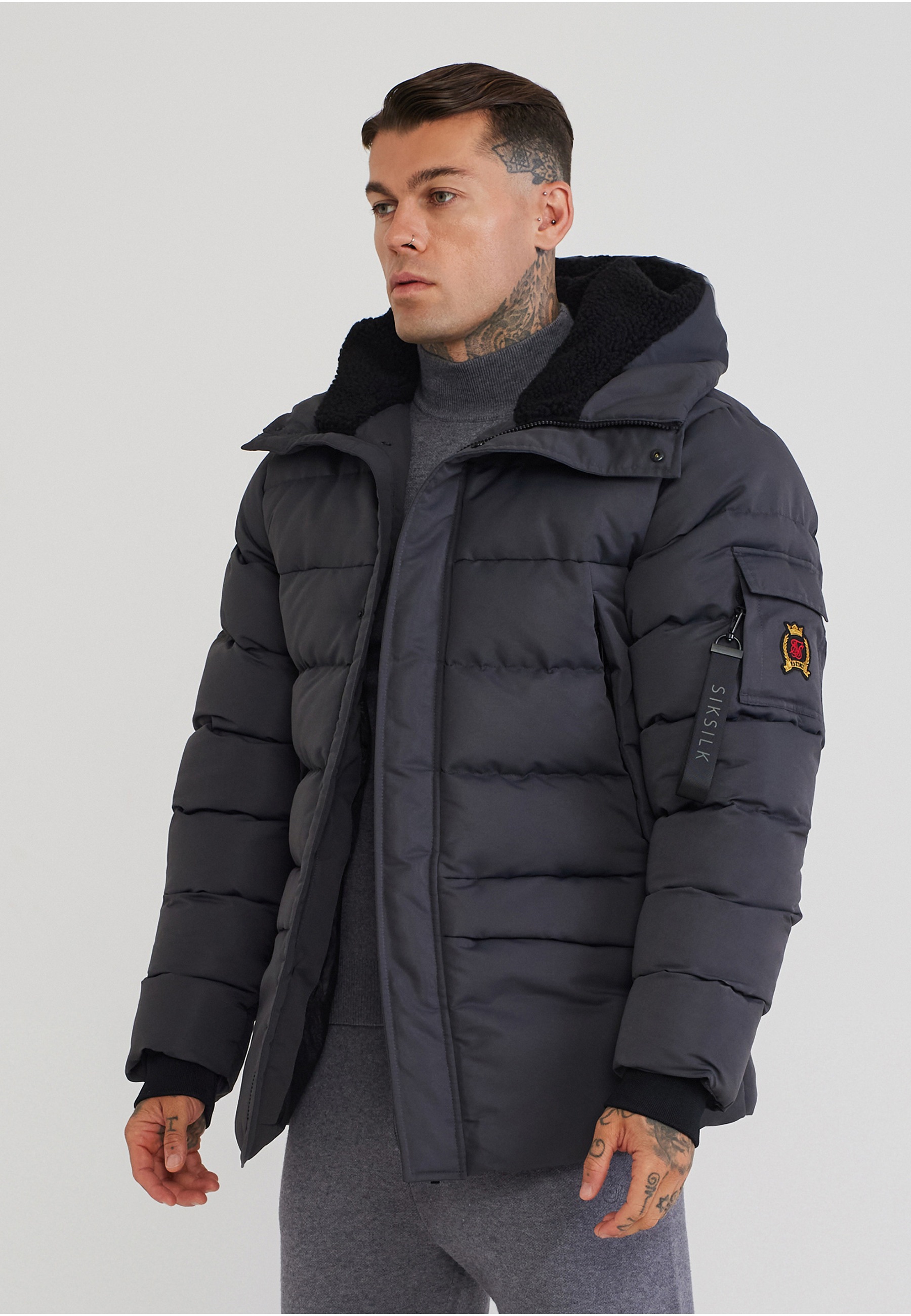 Siksilk Parka »SikSilk Parka« 1 Stk. tlg. mit Kapuze