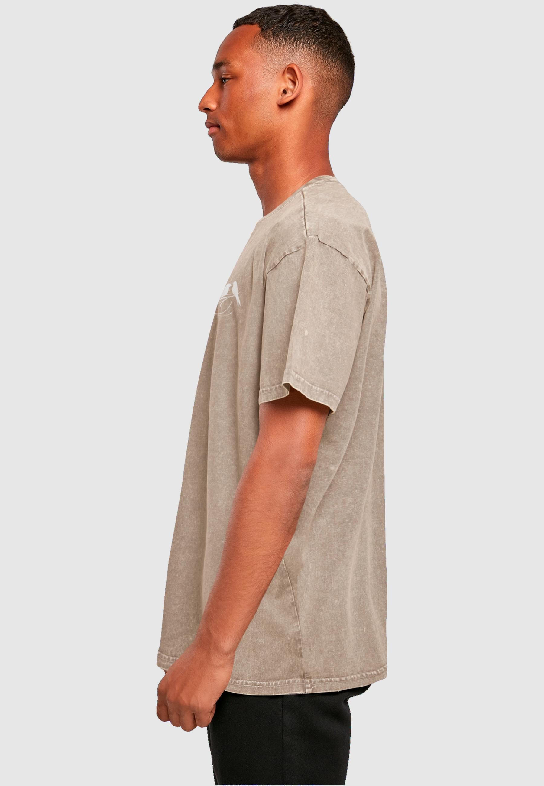 Merchcode T-Shirt »Merchcode Herren Love Birds Acid Washed Heavy Oversize Tee«, (1 tlg.)